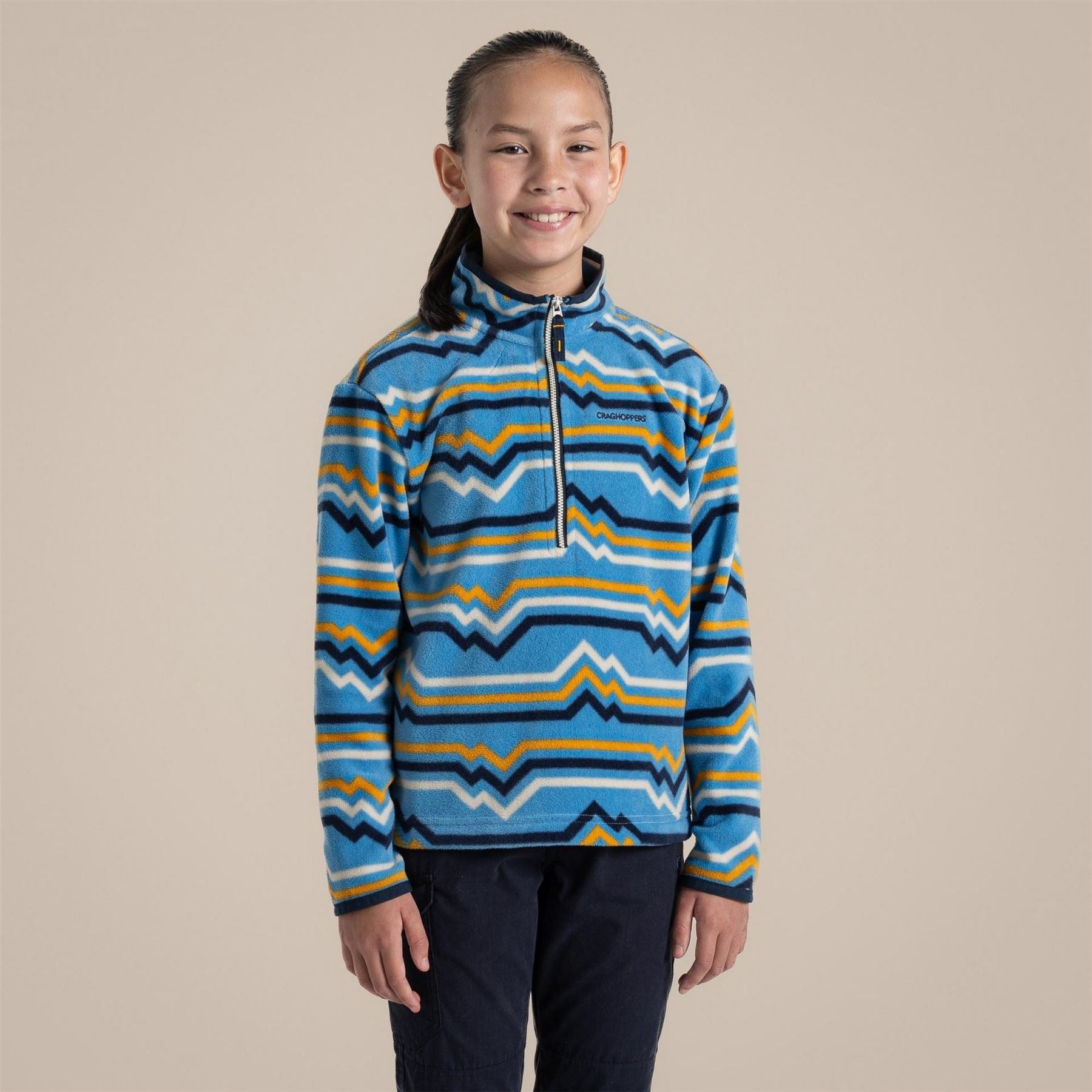 Craghoppers Bachas Embroidered Funnel Neck Long Sleeve Sweatshirt