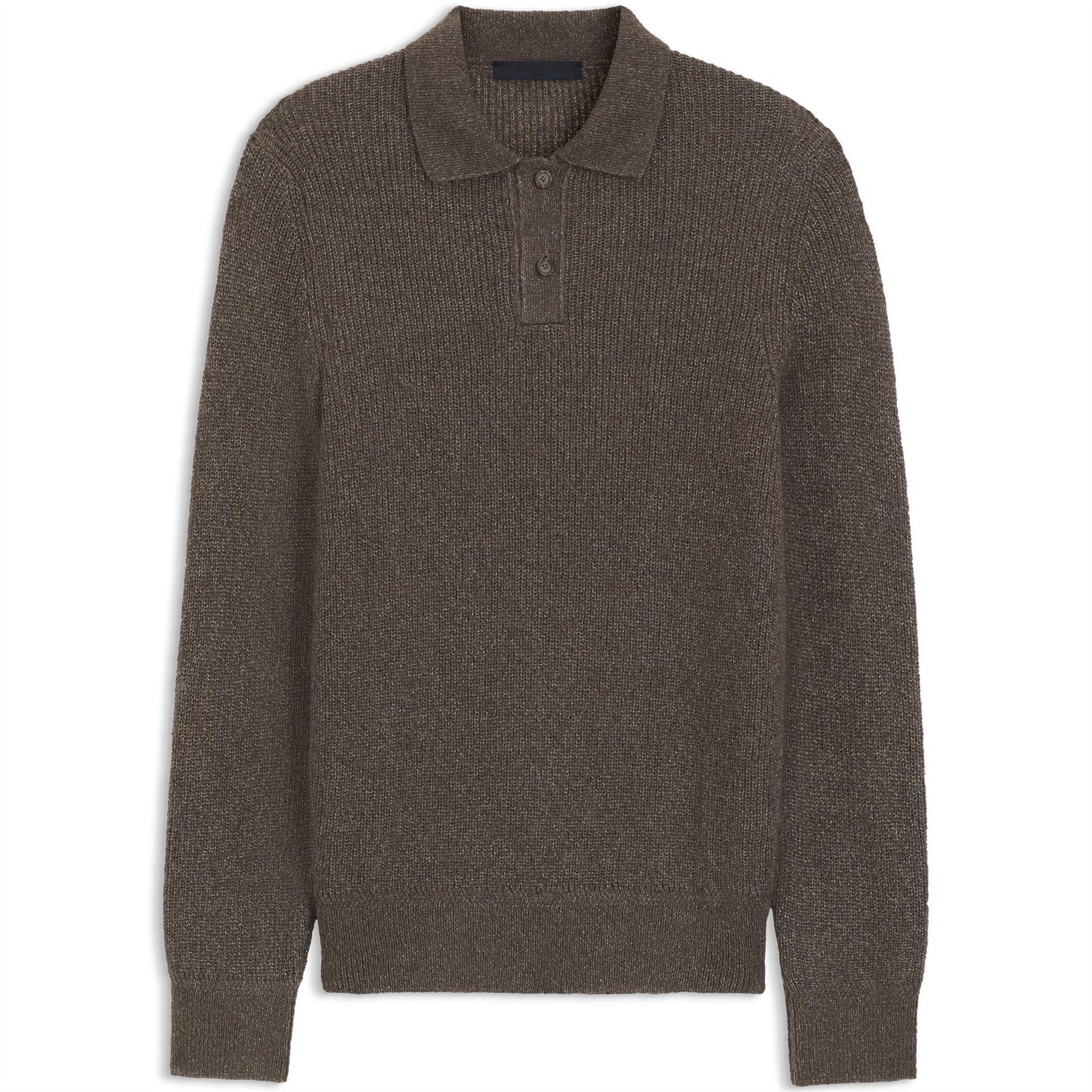 Boss Collared Neck Long Sleeve Regular Fit Sweater