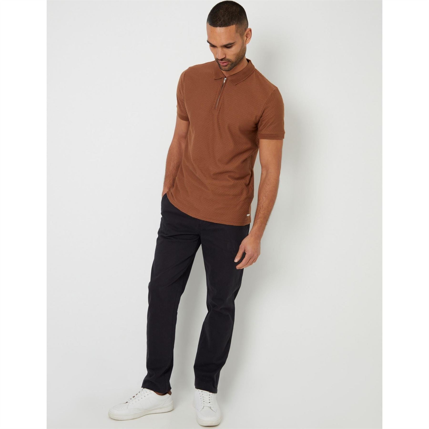 Threadbare Westbank Regular Fit Short Sleeve Shirt