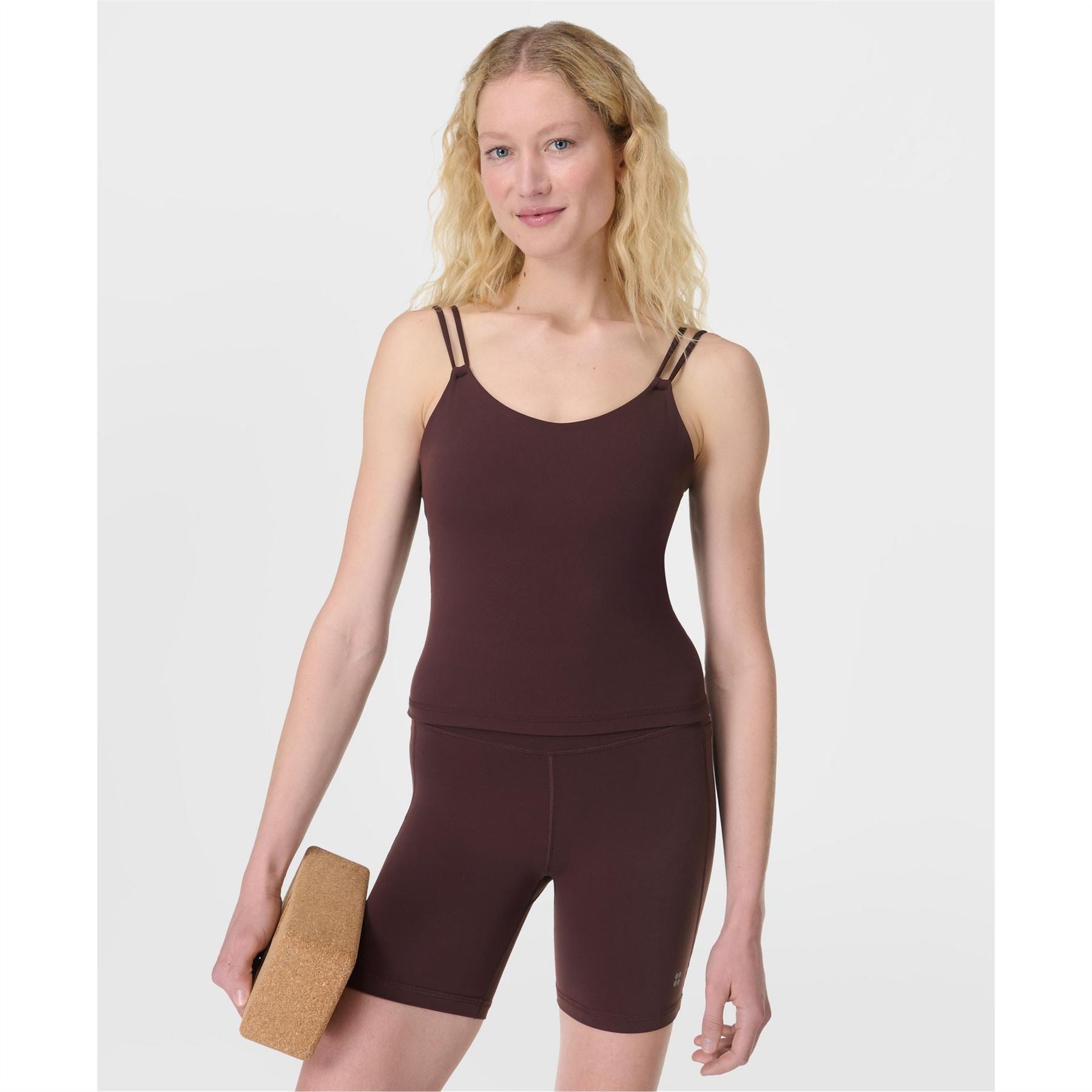 Sweaty Betty Ultimate Cropped Slim Fit Spaghetti Strap Tank