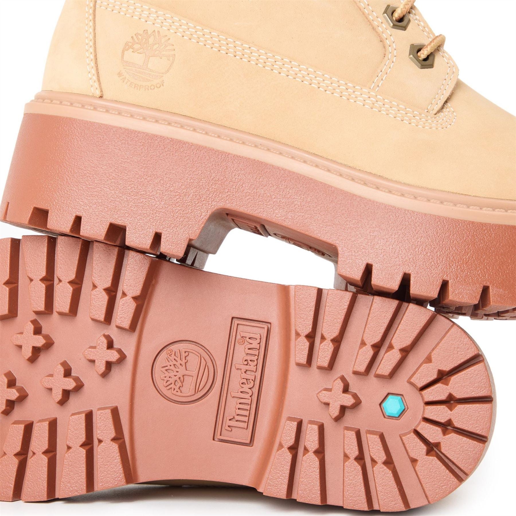 Timberland Stone Street Mid Lace Up Platform Boots
