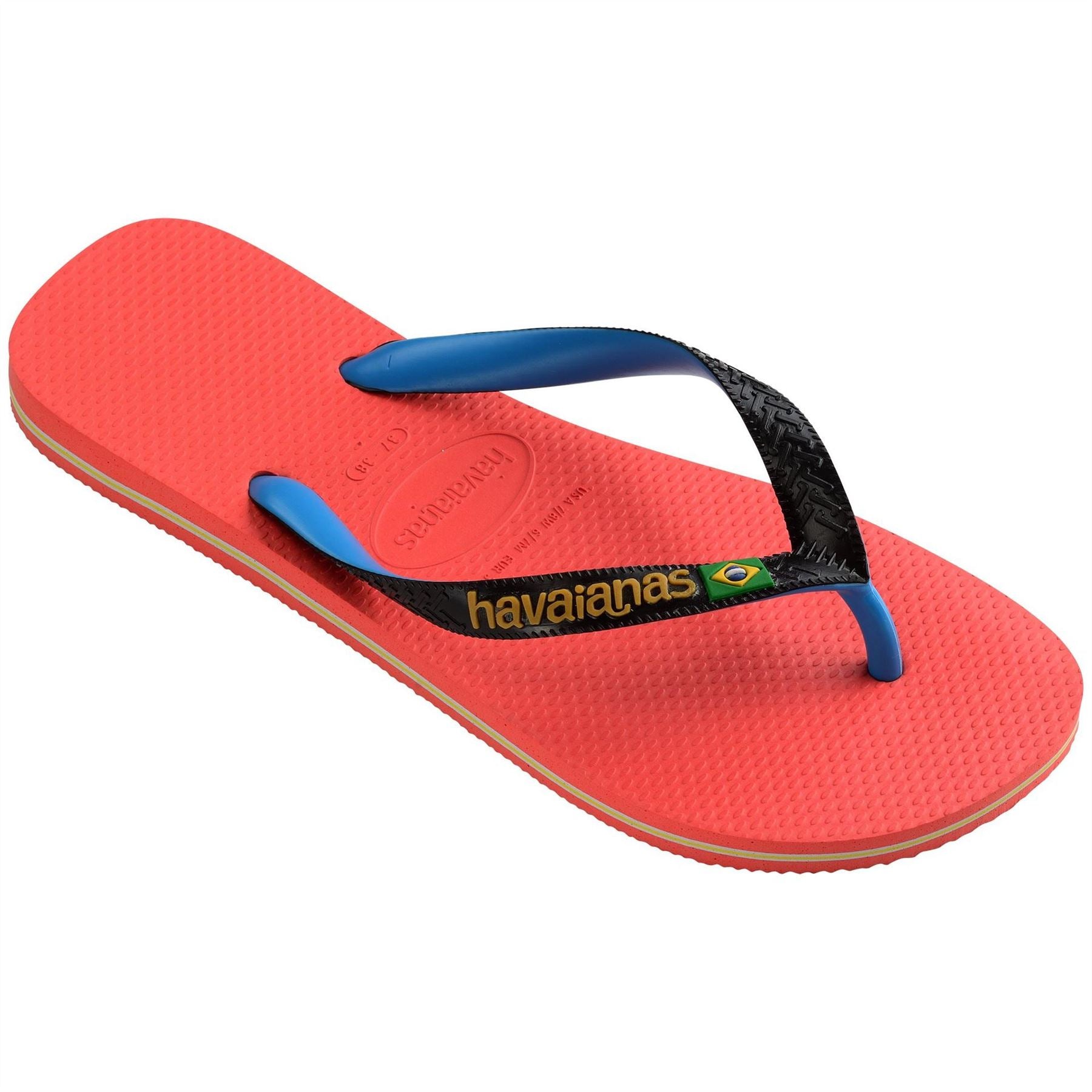 Havaianas Womens Hav. Brasil Mix Leaf Green Marine B Flip Flops