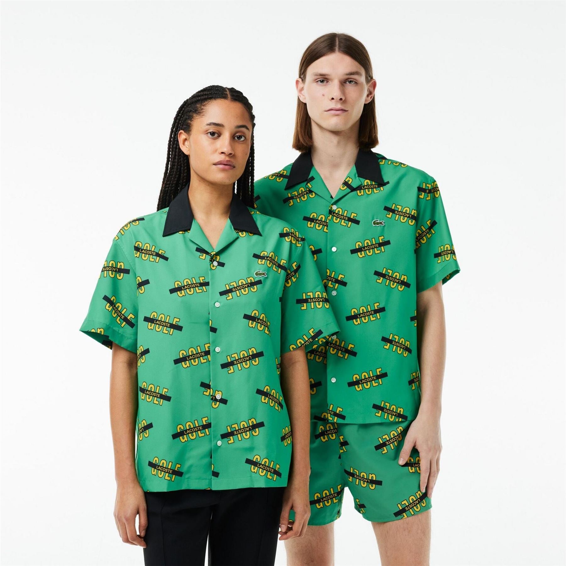 Lacoste Regular Fit All Over Print Short Sleeve Shirt