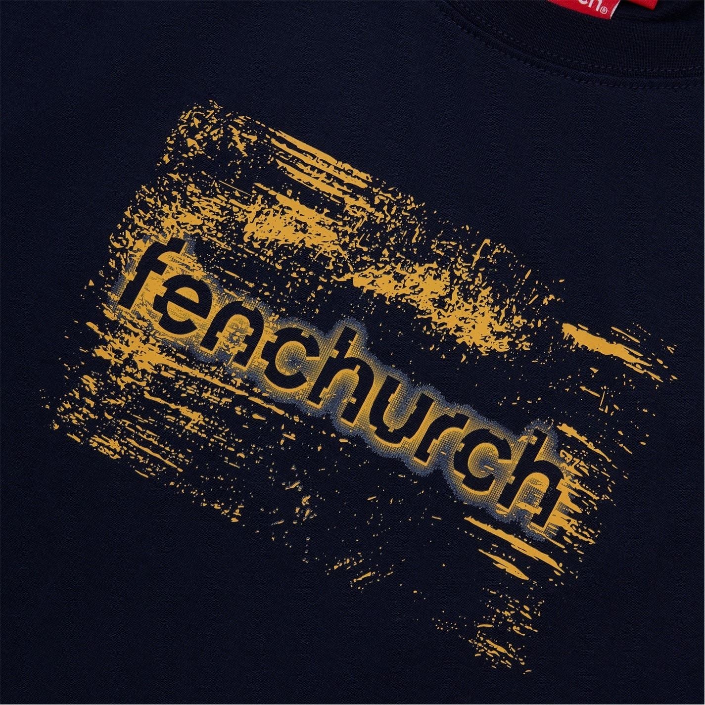 Fenchurch Minories Lettering Regular Fit Long Sleeve T-Shirt
