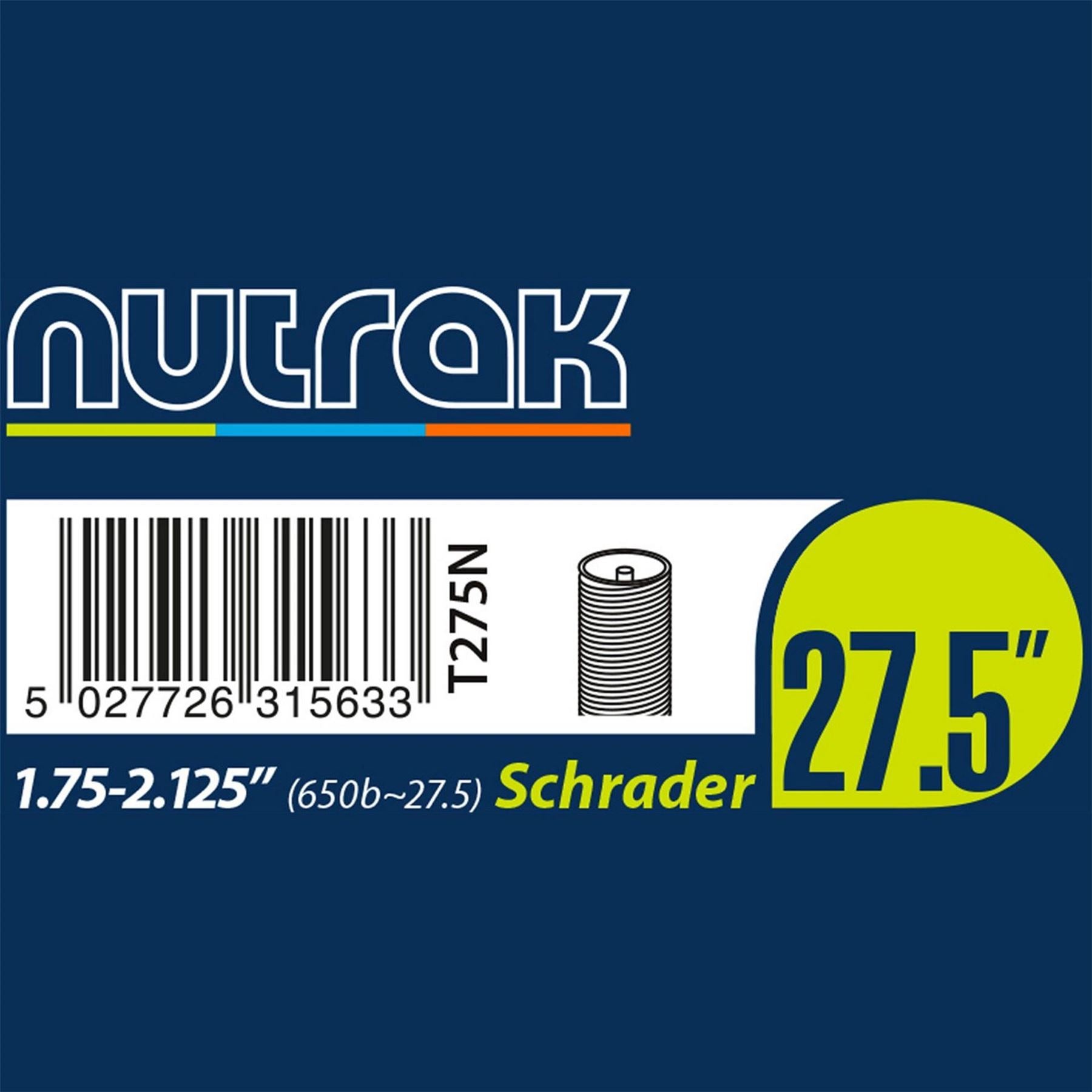 Nutrak 27.5 X 1.75 2.1 Presta Valve Inner Tube