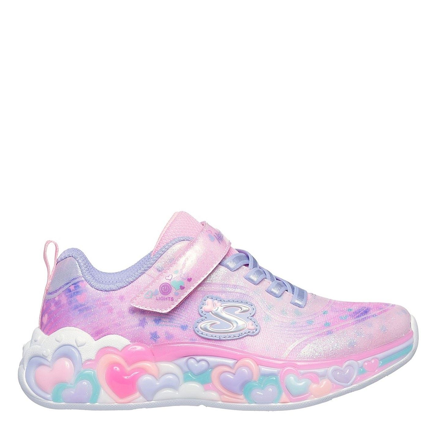 Skechers Eternal Heart Lights Light Up Trainers Girls