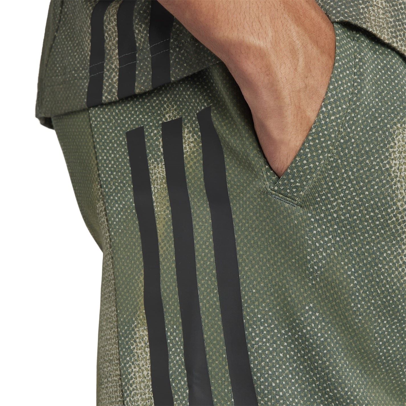 adidas Camo Three Bar Logo Side Stripes Joggers