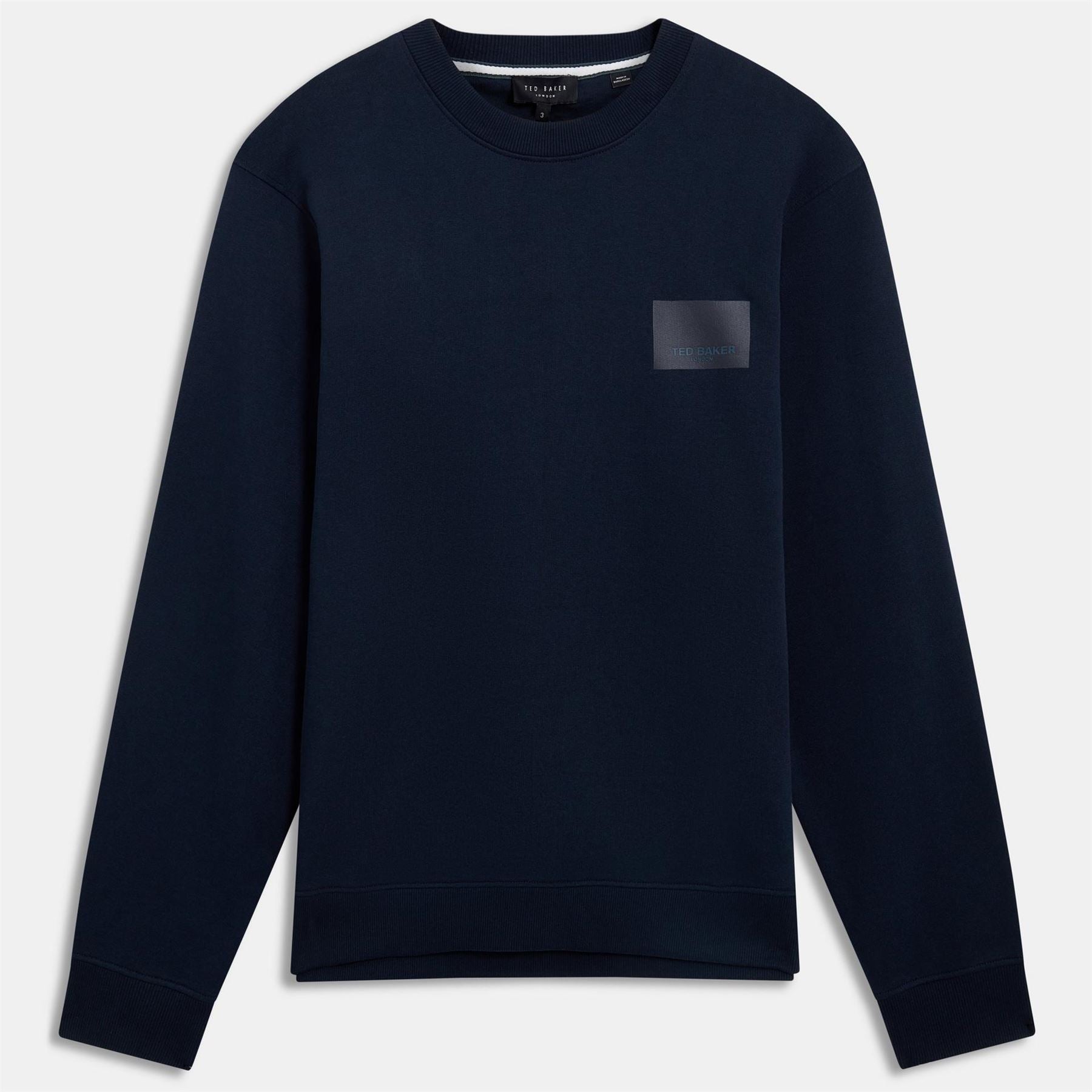 Ted Baker Baker Ls Logo Patch Sweatshirt