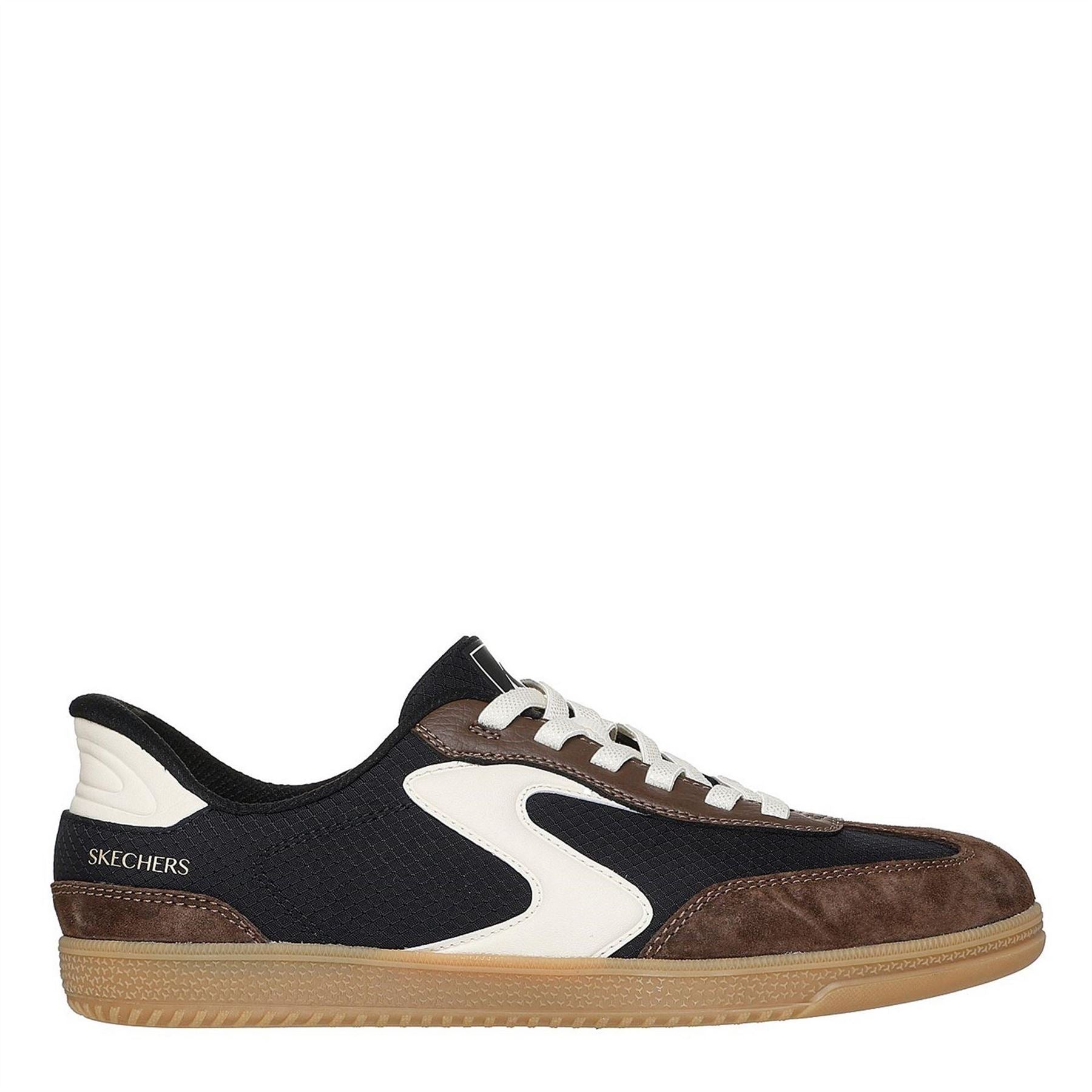 Skechers  And  Suede Overlay Bungee Low Top Trainers Womens
