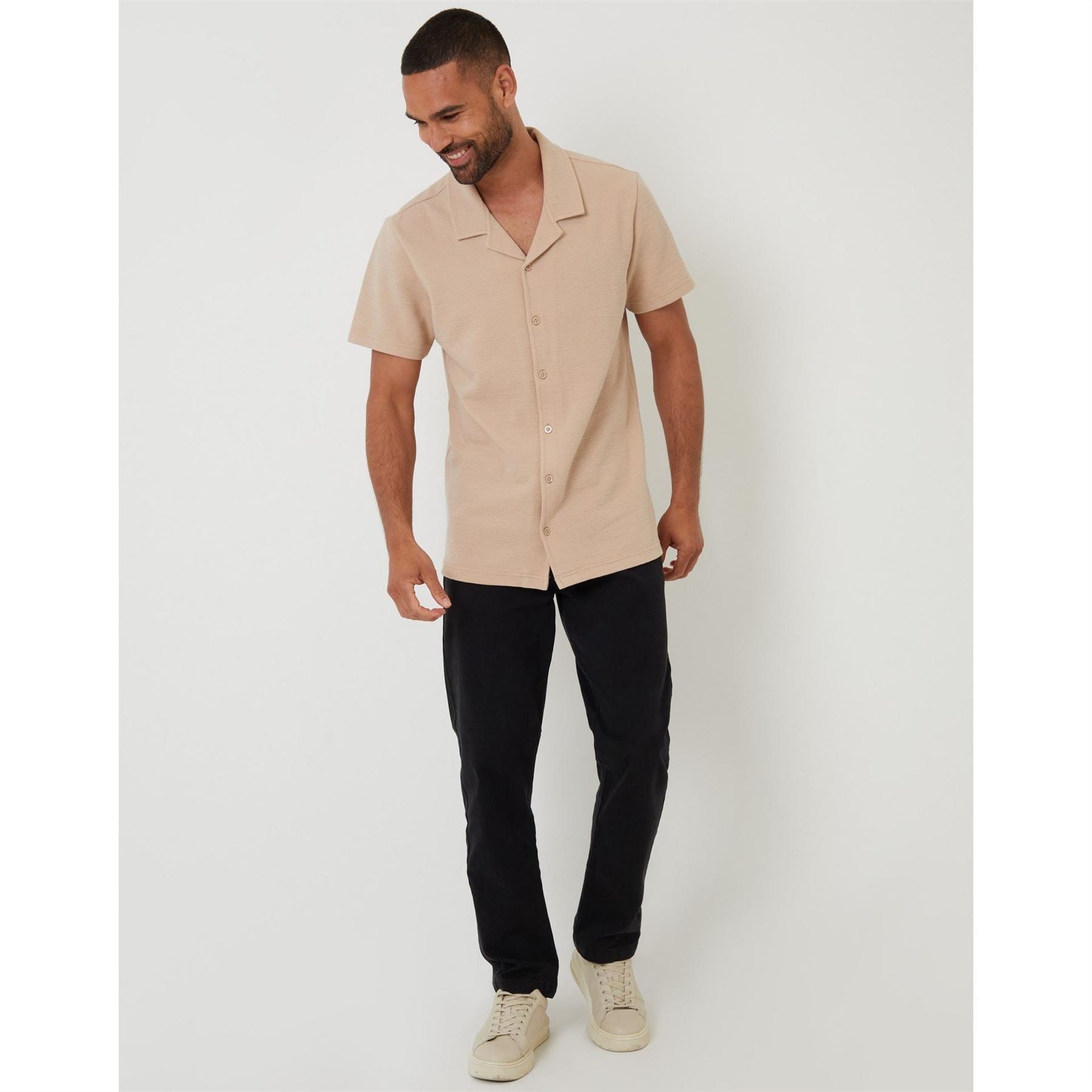 Threadbare Embley Relaxed Fit Short Sleeve Shirt