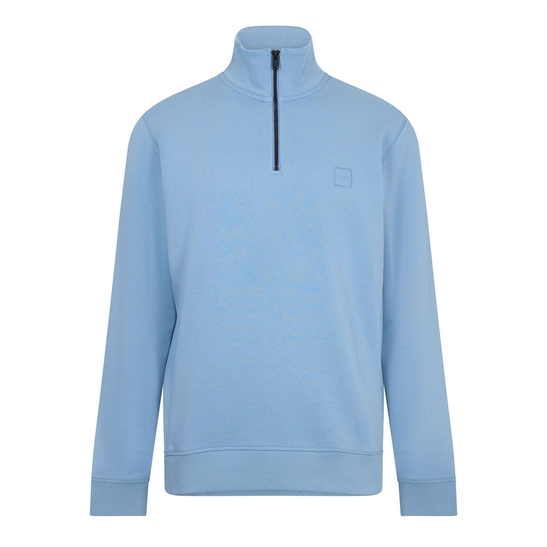 Boss Zetrust Zip Neck Soft Terryclover The Head Sweatshirt