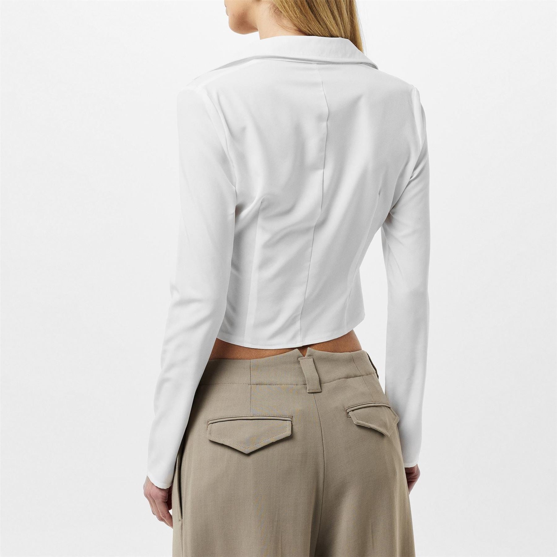 Missy Empire Fitted Shirt With Fastening Detail