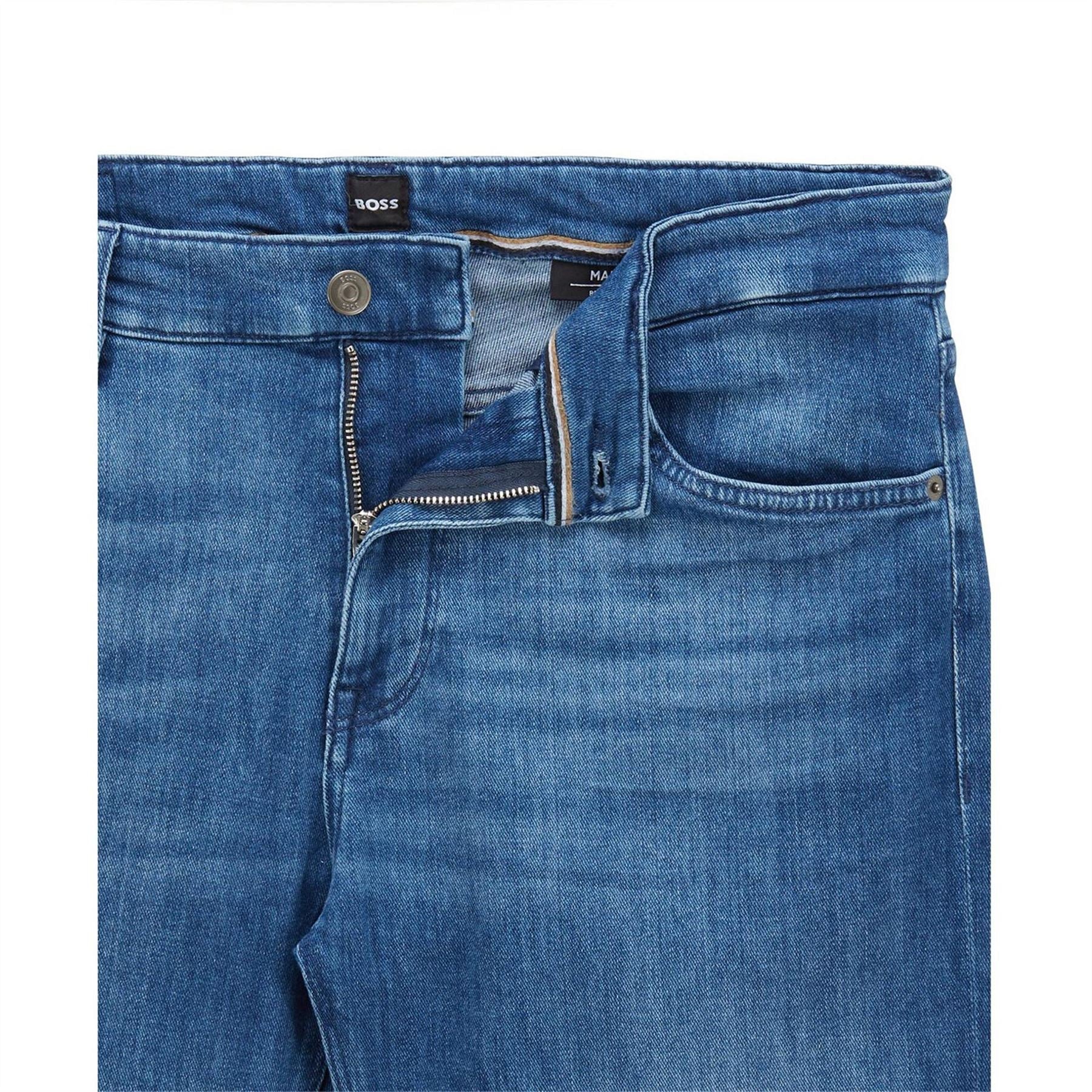 Boss Maine3 Slim Fit Mid Rise Jeans