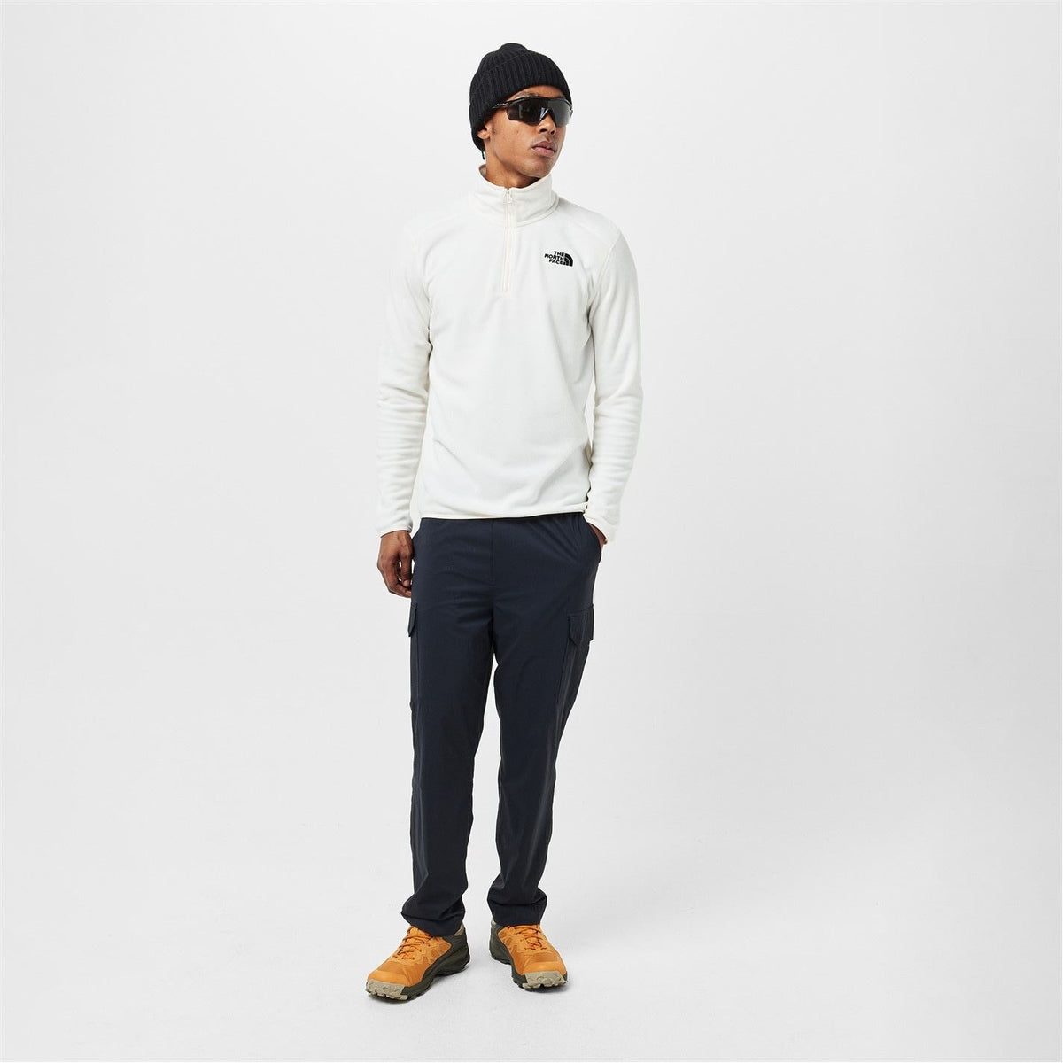 The North Face Mens 100 Glacier Quarter Zip Fleece