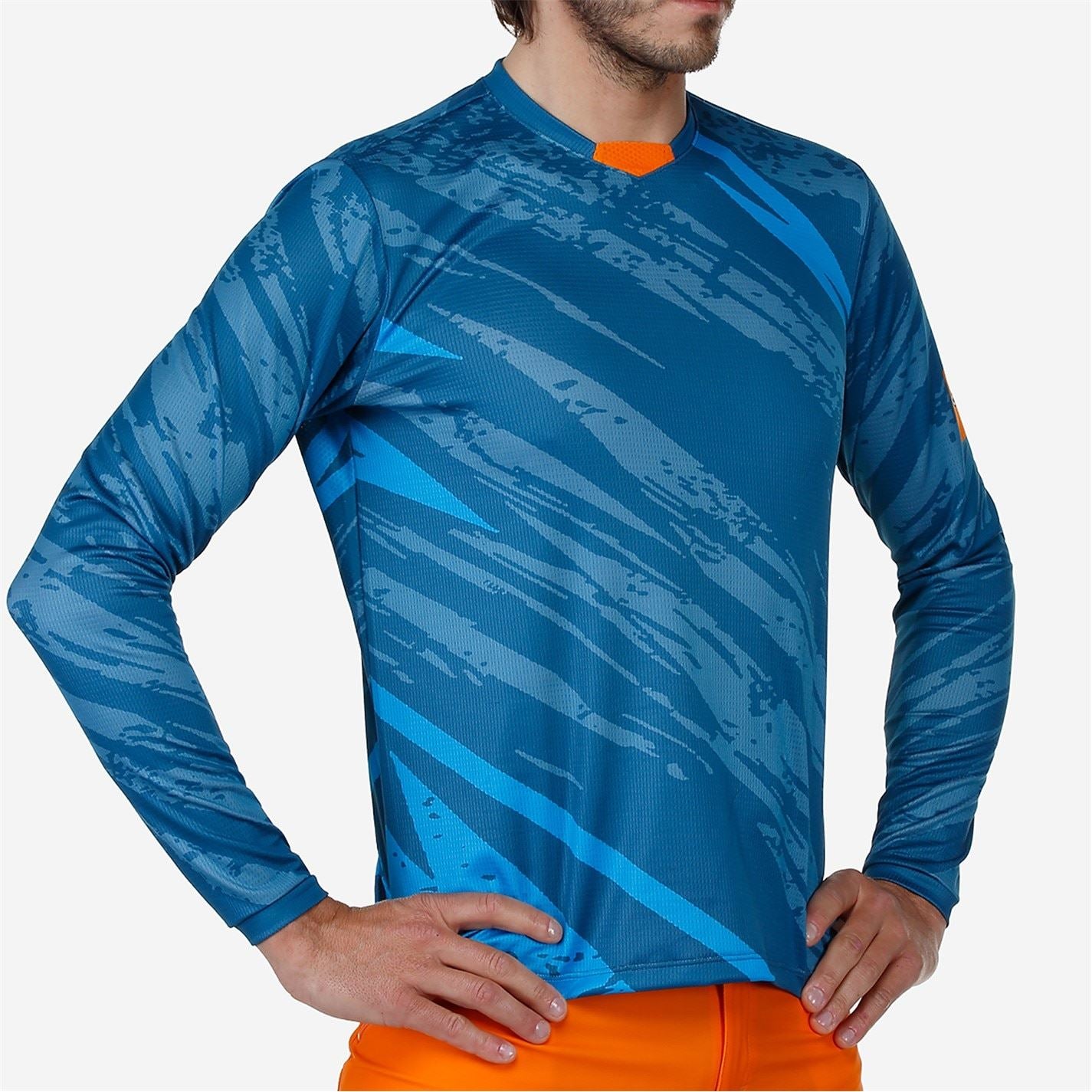 Bicycle Line Ponente UPF 30+ V Neck Long Sleeve Cycling Jersey