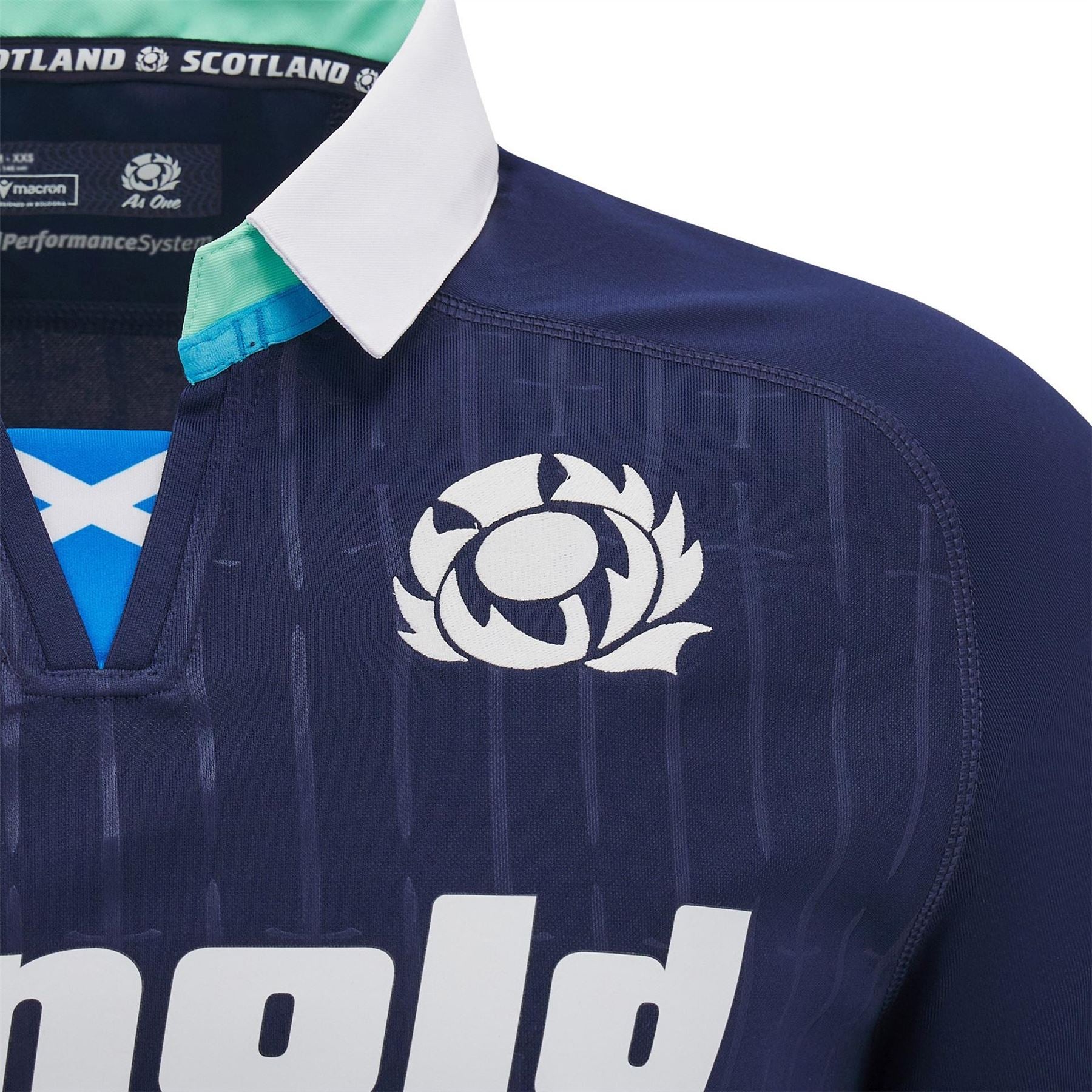 Macron Scotland Rugby Home Shirt 2024 Juniors