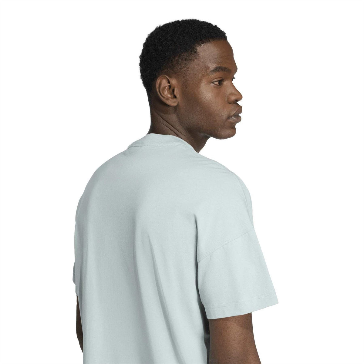 adidas Bold Logo Crew Neck Drop Shoulder T-Shirt