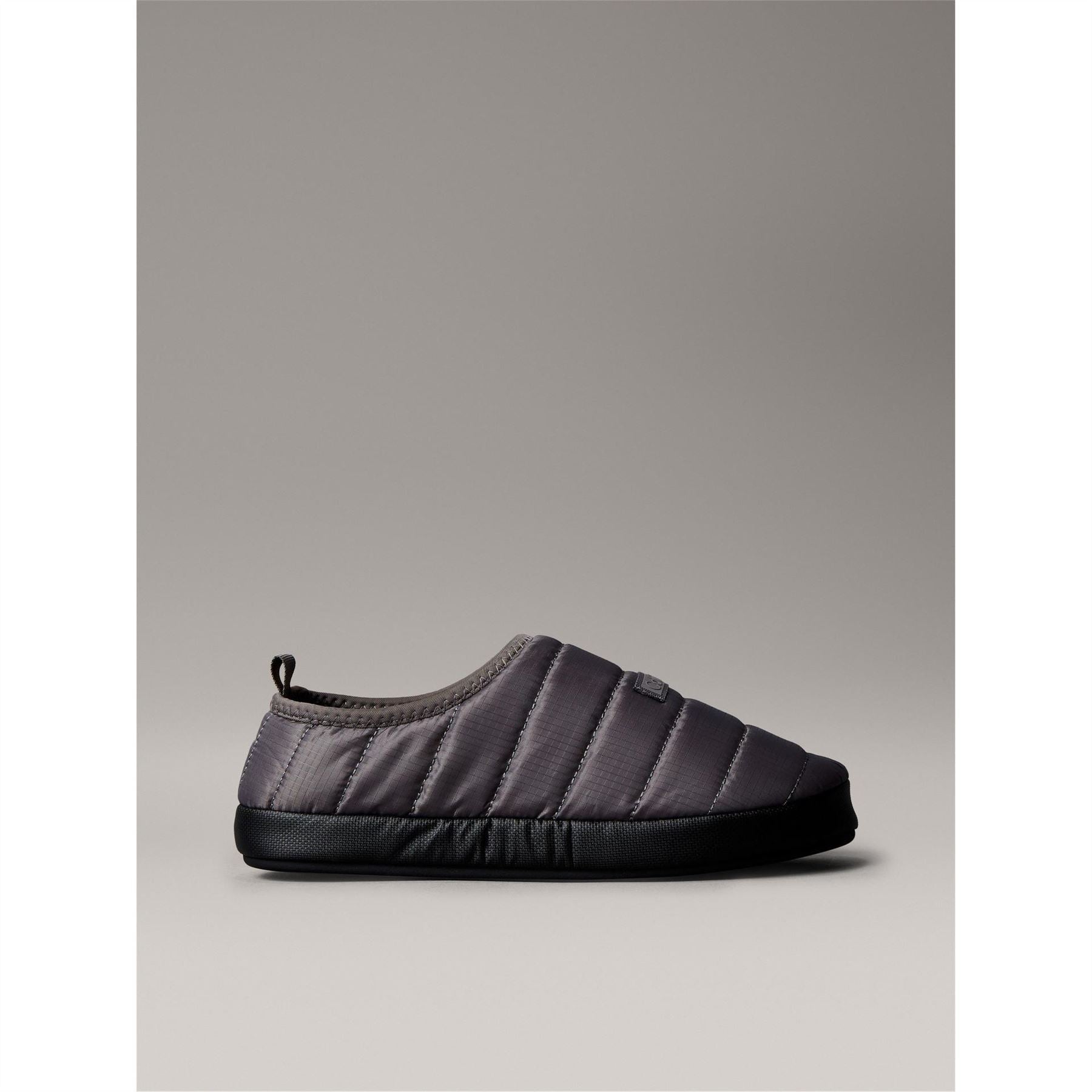 Calvin Klein Puffer Moccasin Slippers with Closed Toe