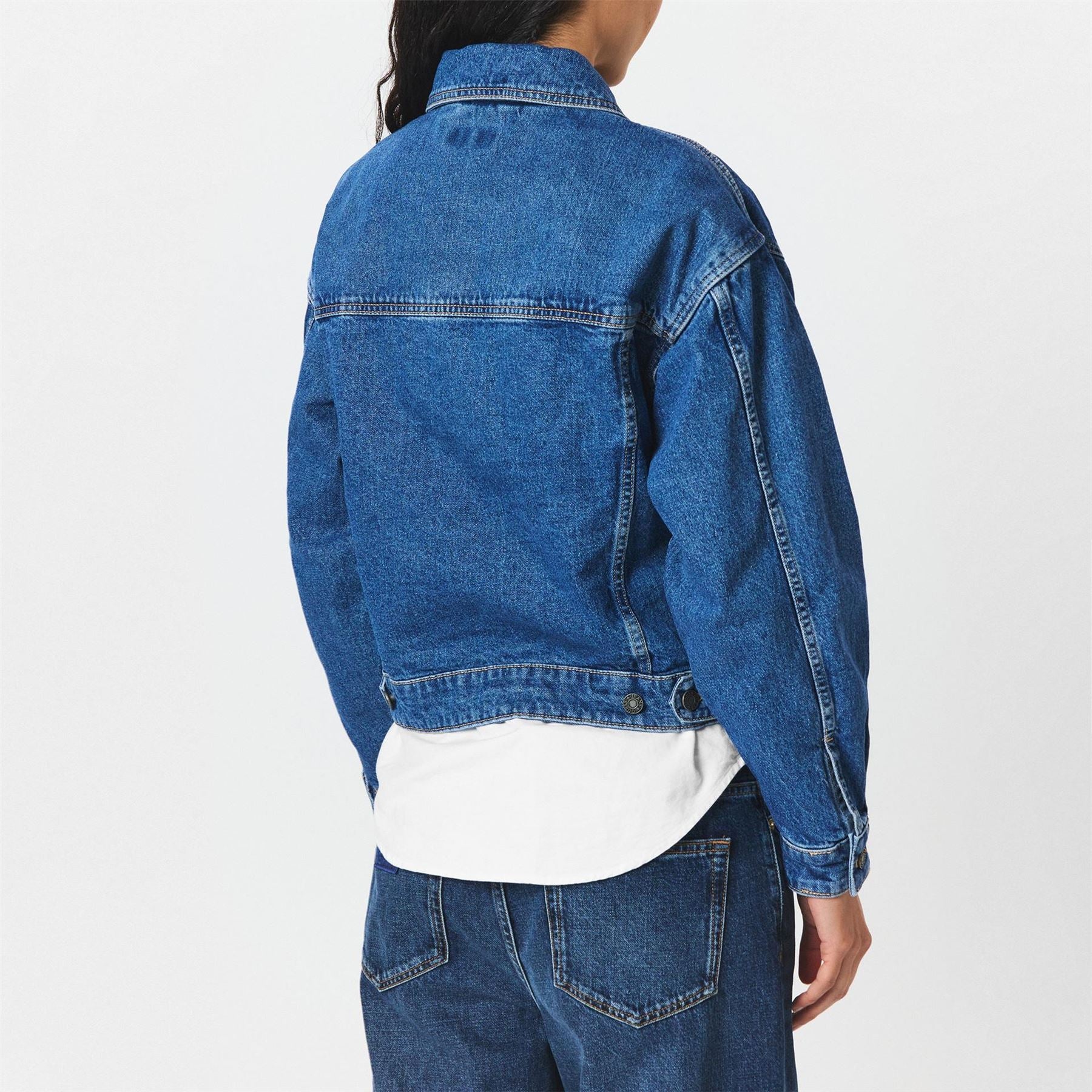 Guess Oversized Short Denim Jacket