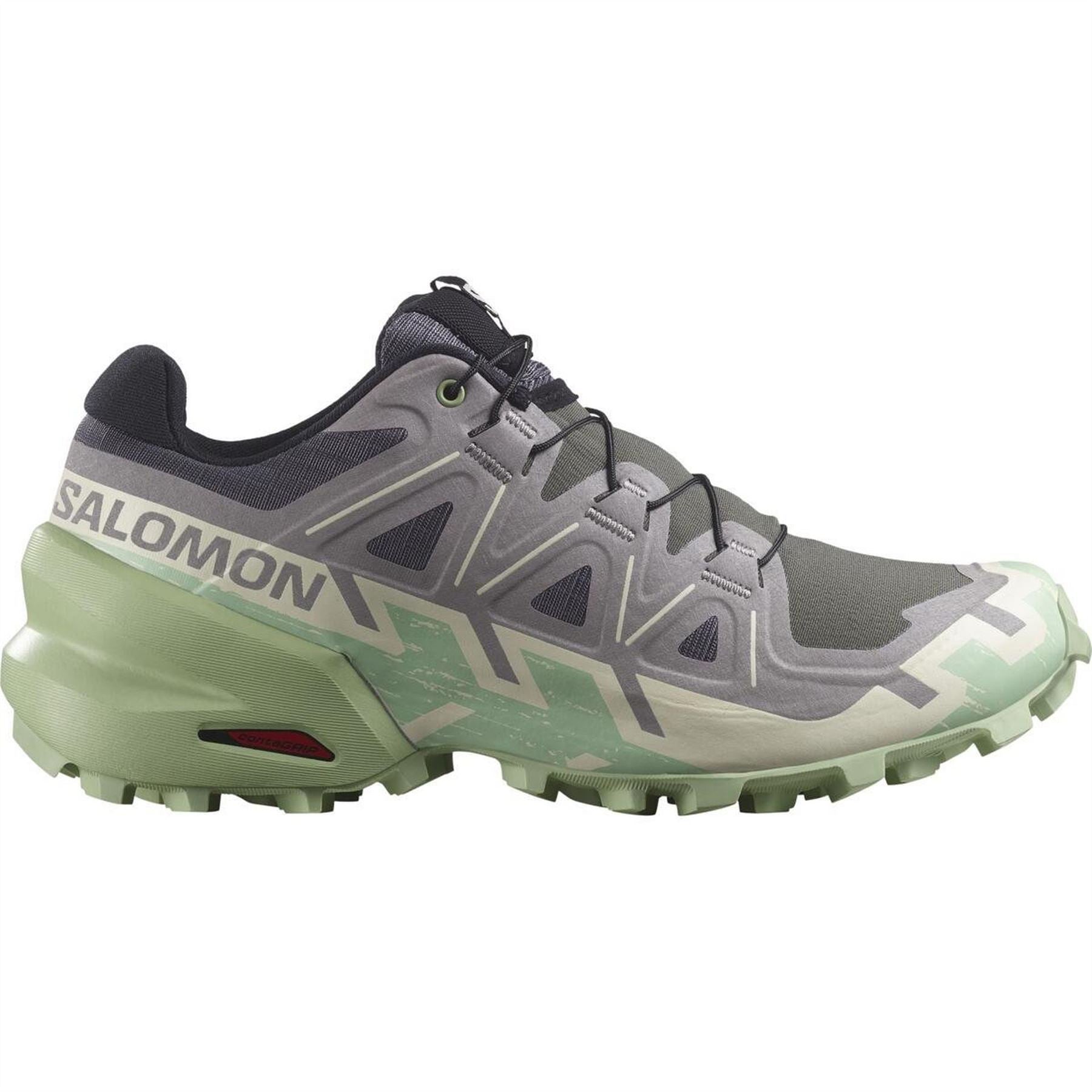 Salomon Womens Speedcross 6 W Clrock Vanila Smoke Trail Running