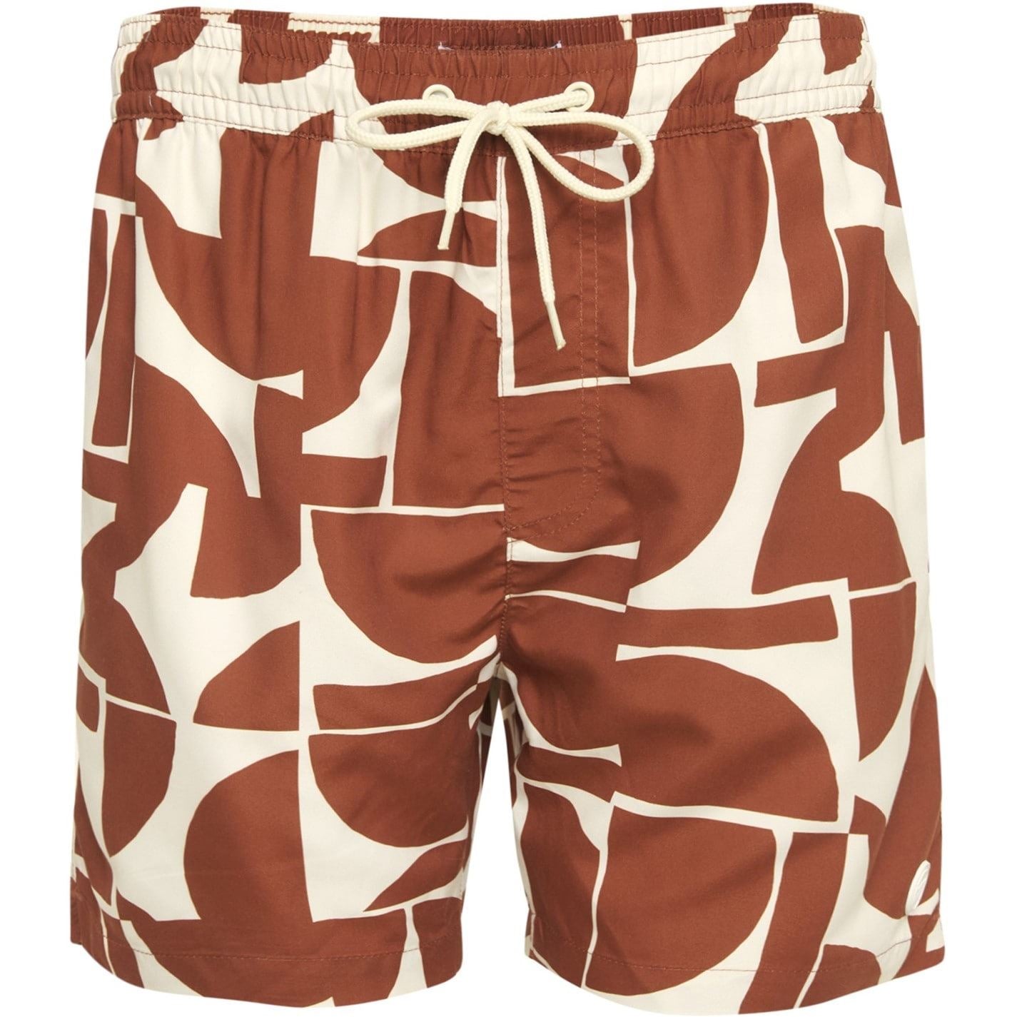 Threadbare Abstract Patterned Swim Short