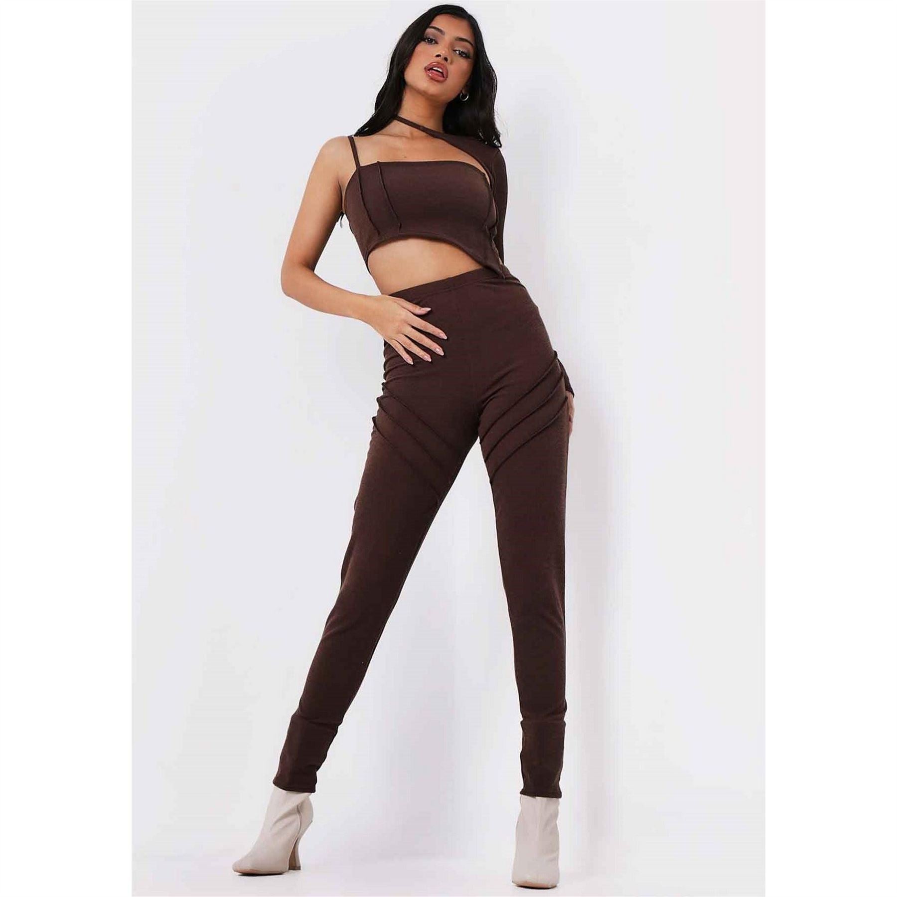 Missy Empire Panel Leggings
