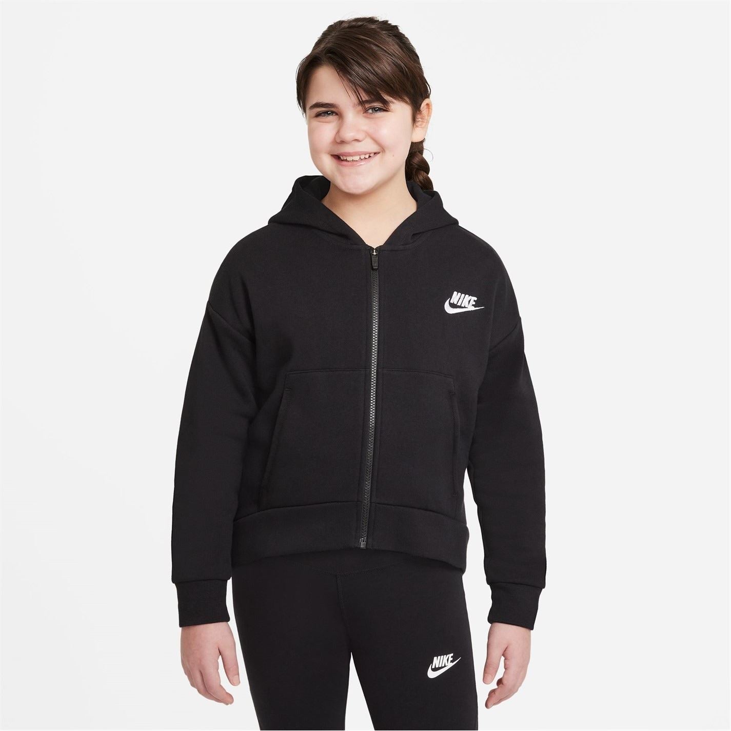 Nike Sportswear Full Zip Hoodie Junior Girls