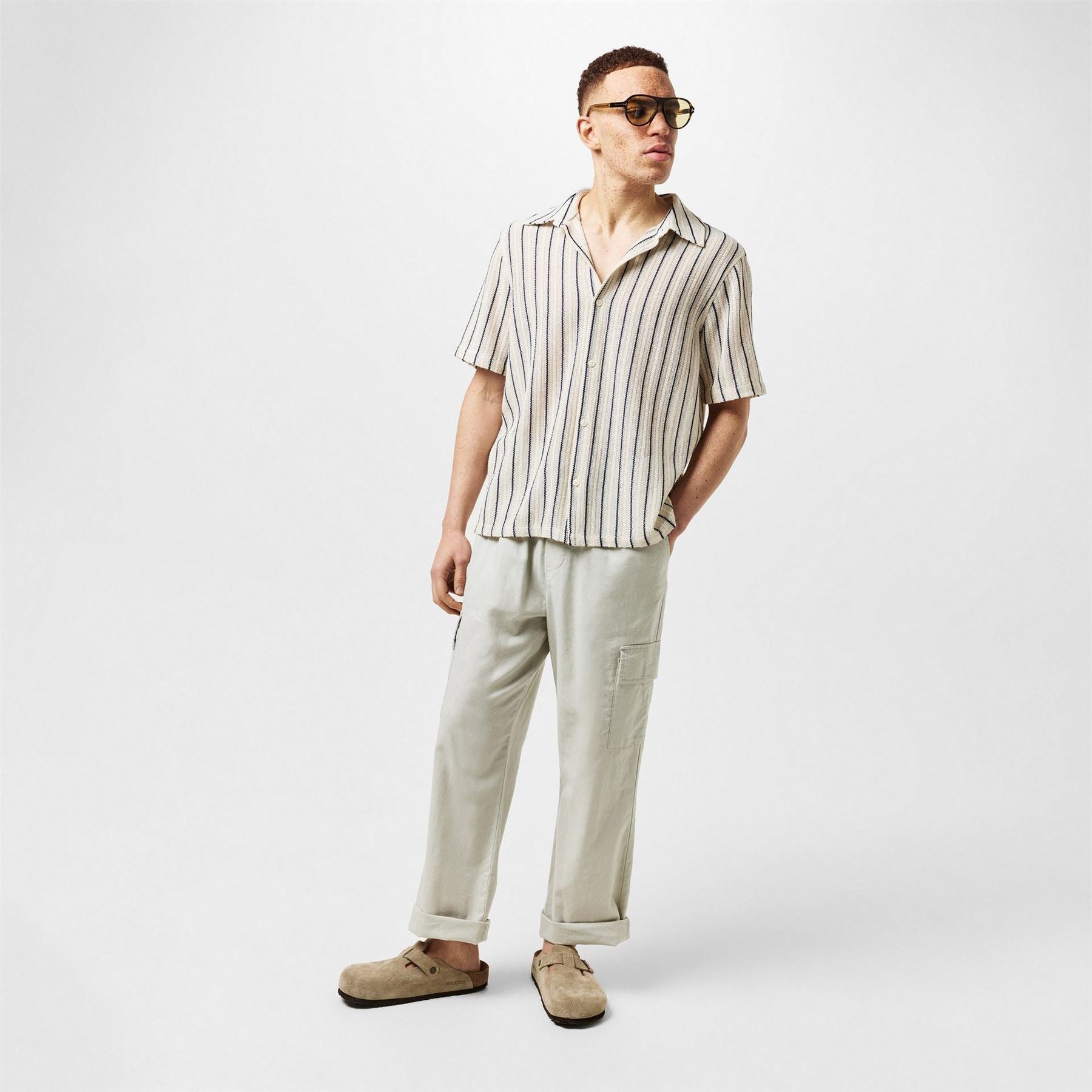 Jack Wills Linen Cargo Trousersr