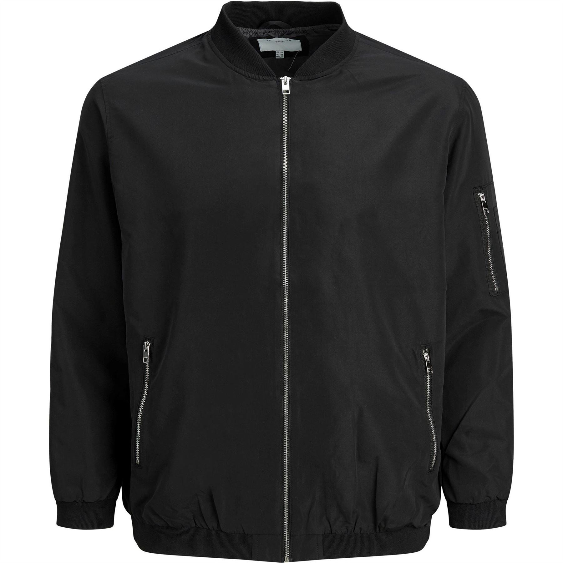 Jack and Jones Rush Plus Size Long Sleeve Bomber Jacket