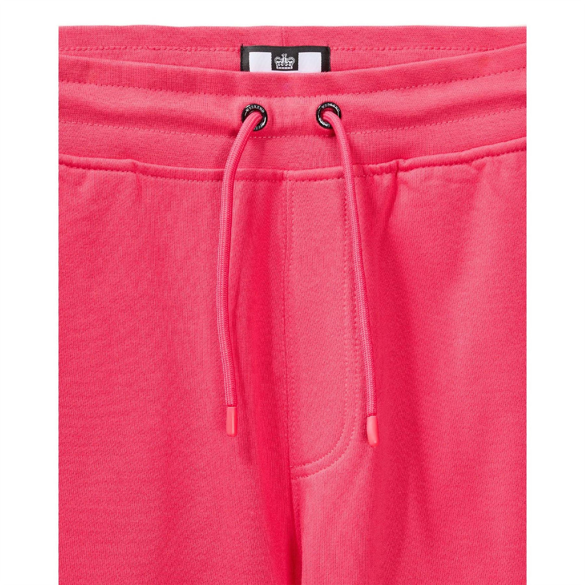Weekend Offender Pink Sands Solid Casual Shorts with Elasticated Waistband