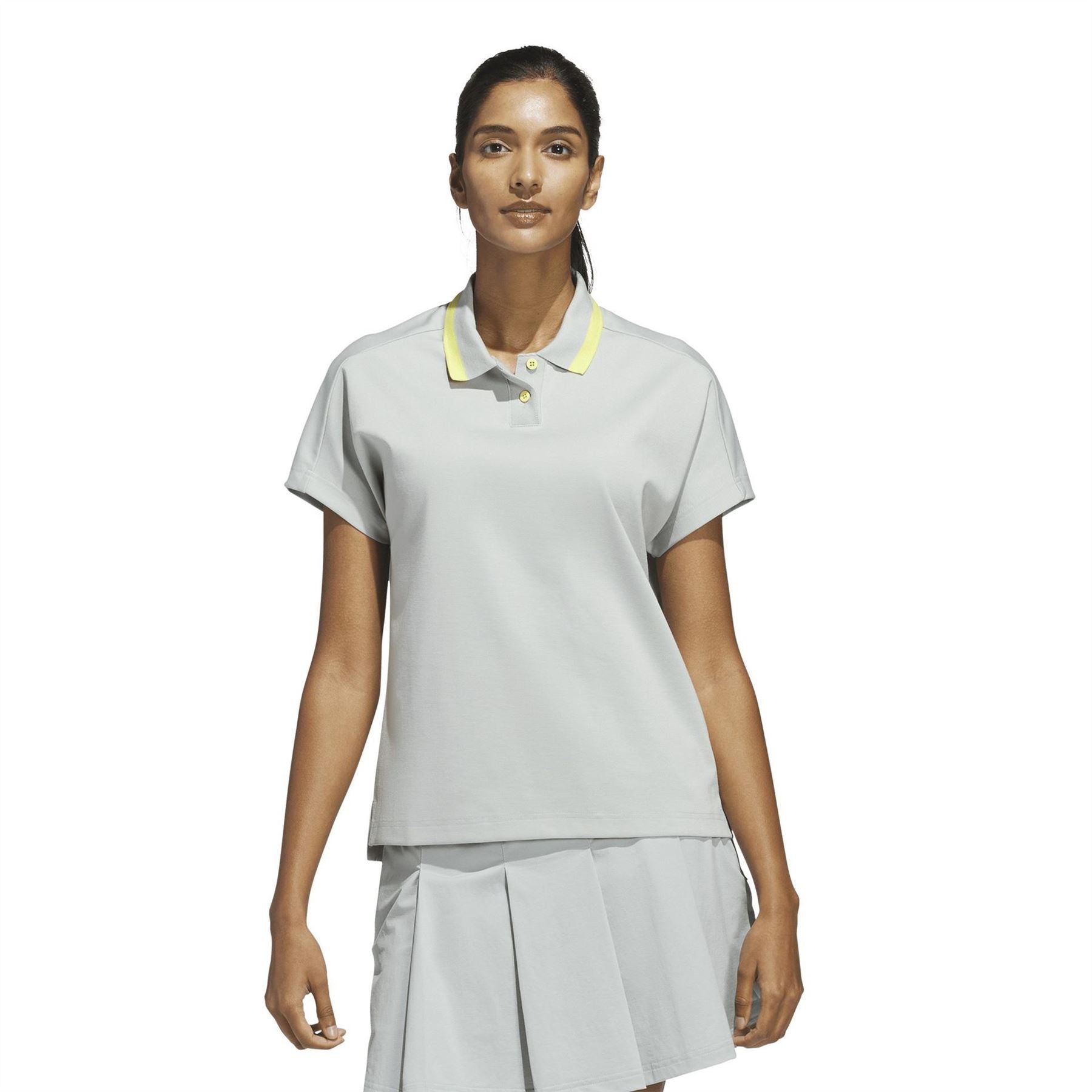 adidas Collared Neck Drop Shoulder Boxy Fit Polo Shirt
