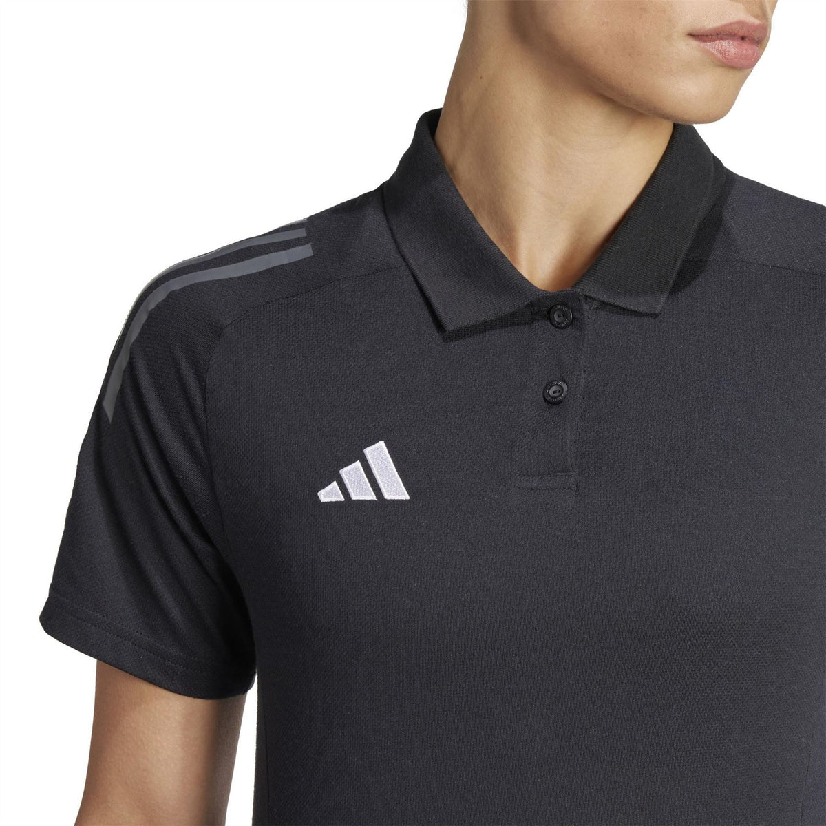 adidas Collared Neck Raglan Sleeve Polo Shirt