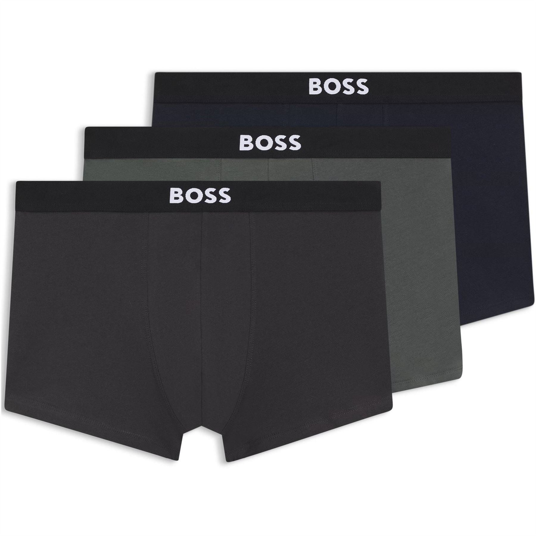 Boss BOSS 3 Pack Boxers with Logo Waistband