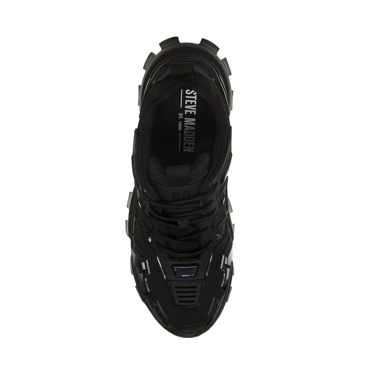 Steve Madden Prize Lace-Up Lug Sole Trainers