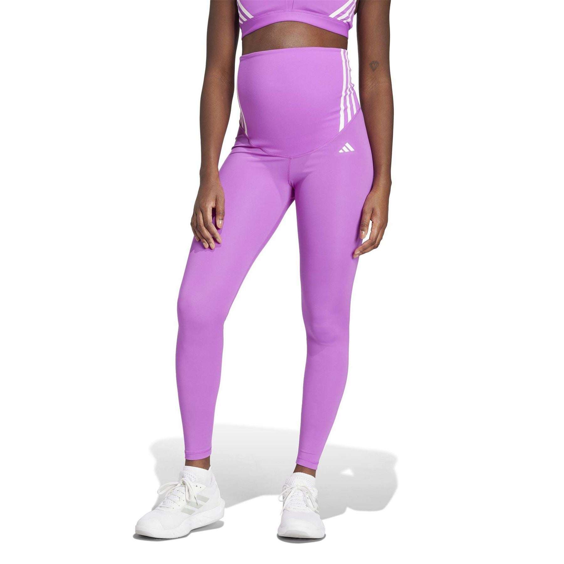 adidas Womens Optime Essentials Full Length Leggings (maternity)
