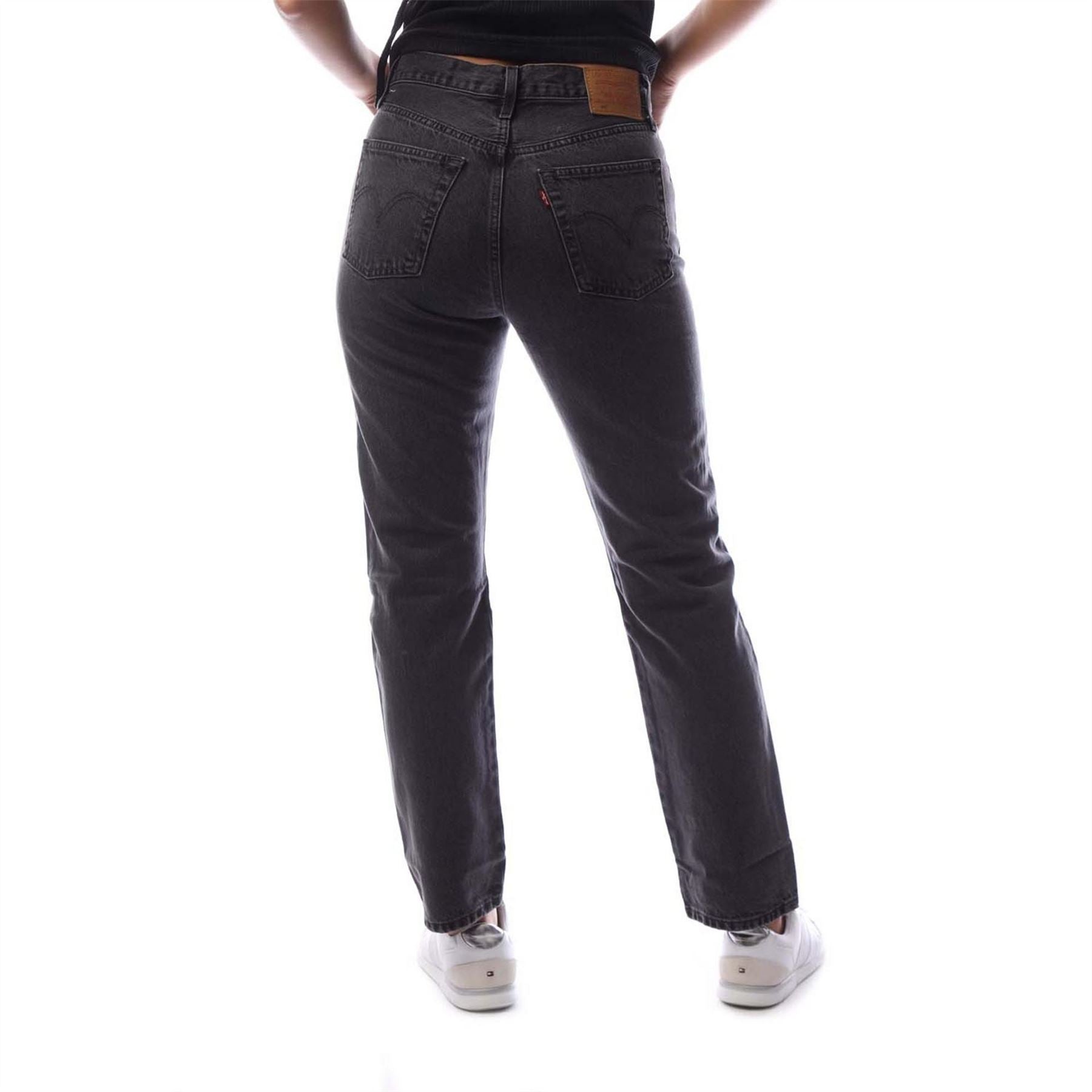 Levis 501 Five Pocket Straight Leg Jeans