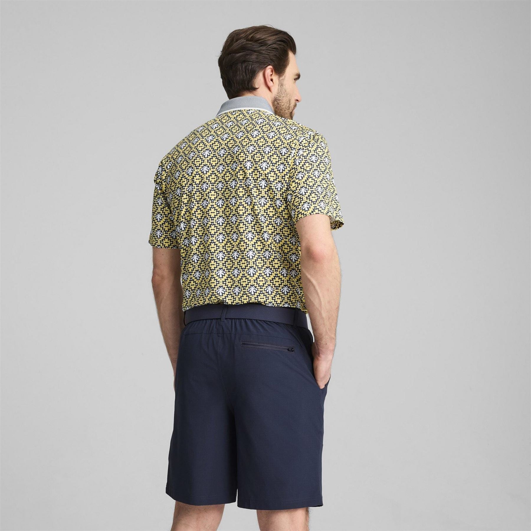 Puma Tile Short Sleeve Performance Polo Shirt