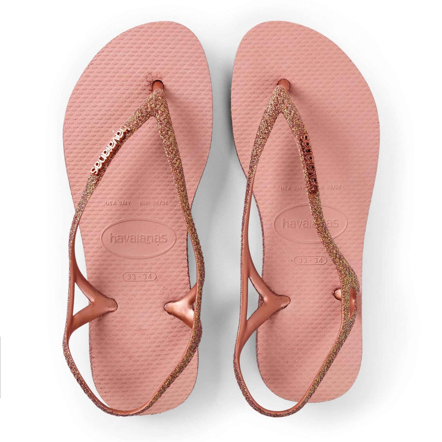 Havaianas Kids Sunny Sparkle Flip Flops
