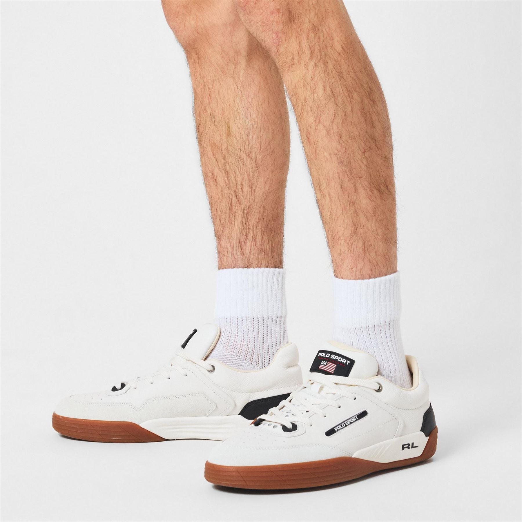 Polo Sport by Ralph Lauren Colour Block Low Top Lace-Up Sneakers