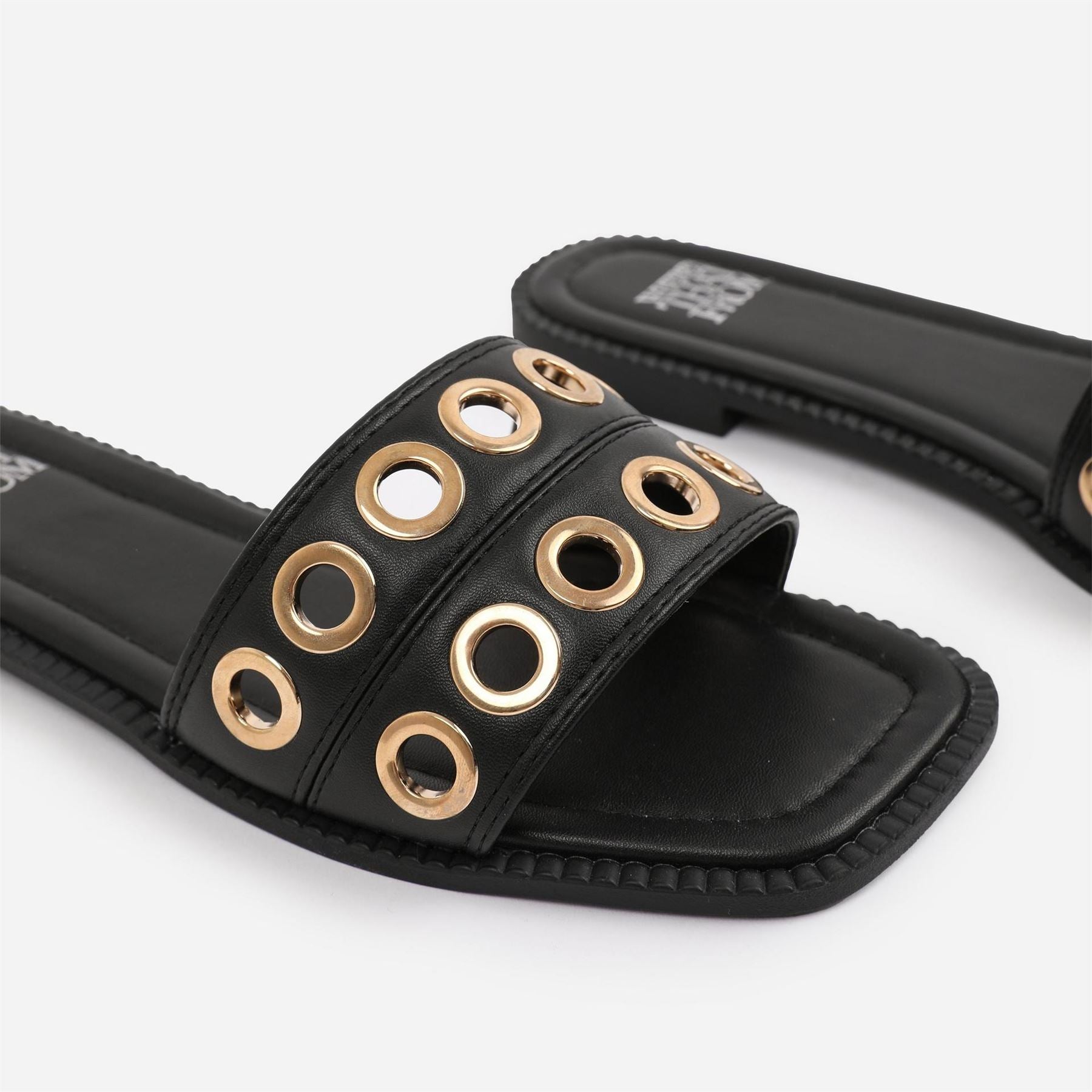 Wheres That From Open Toe Flat Slide Sandals