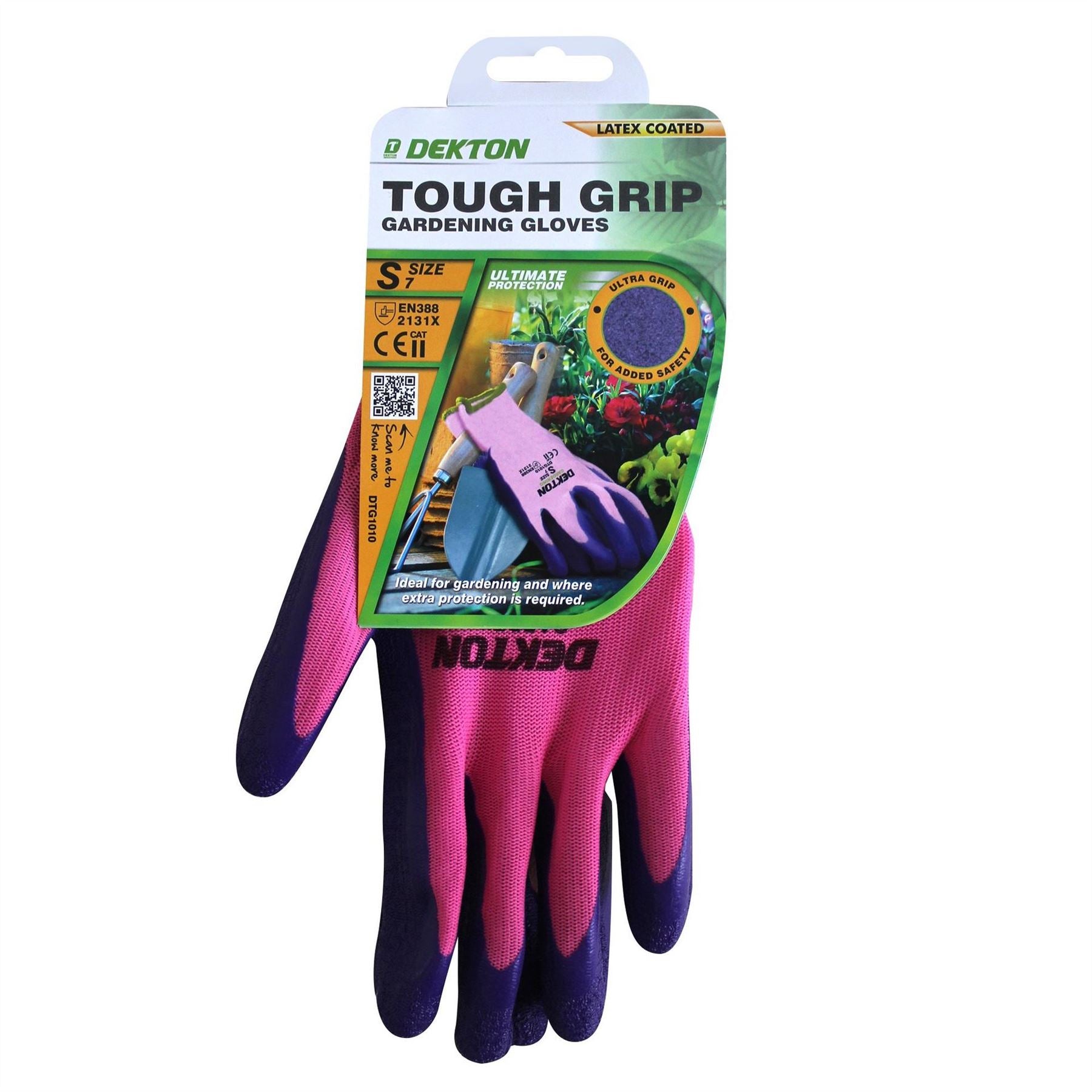 Dekton Gardening Latex Coated Gloves