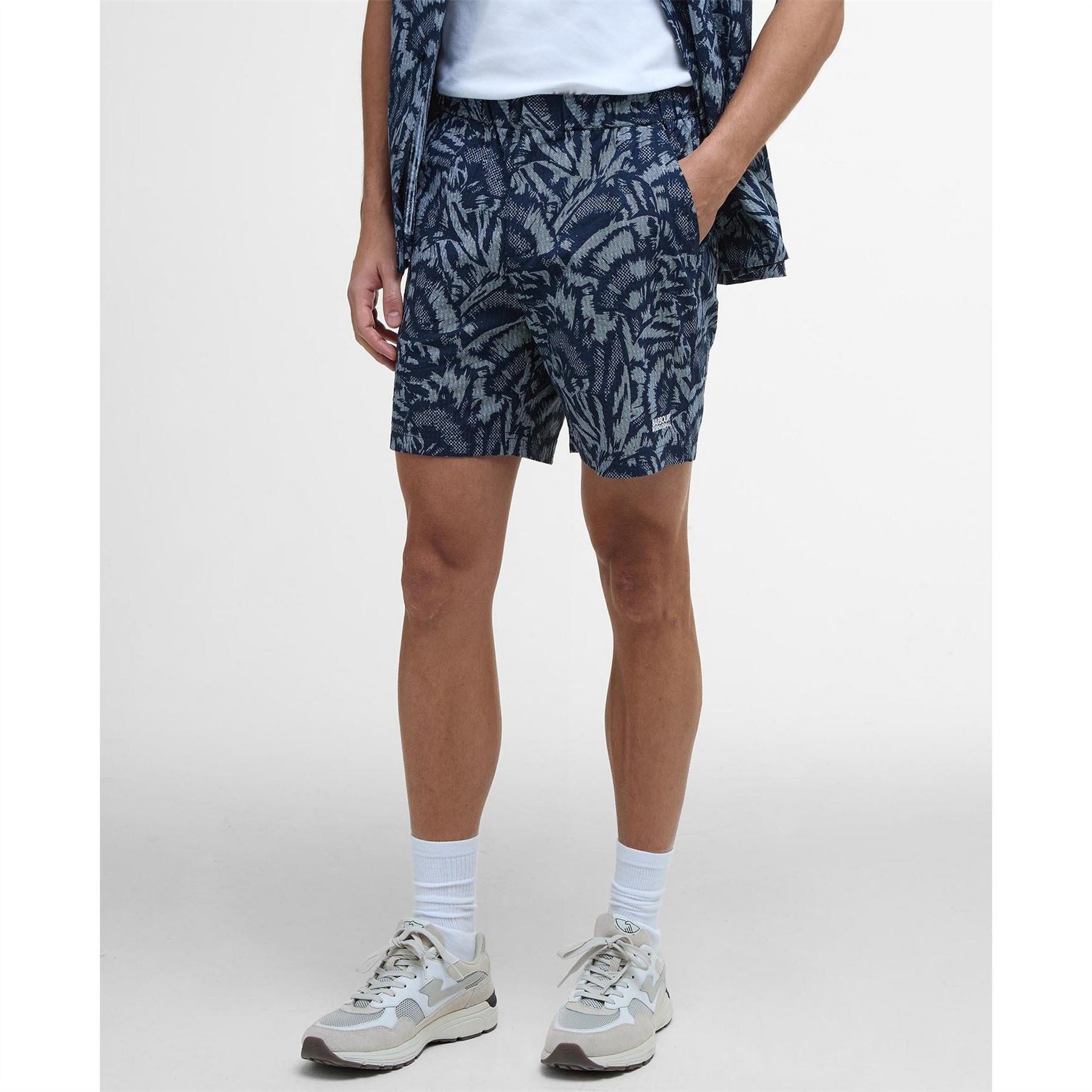 Barbour International B.intense Kew All Over Print Tailored Fit Chino Shorts