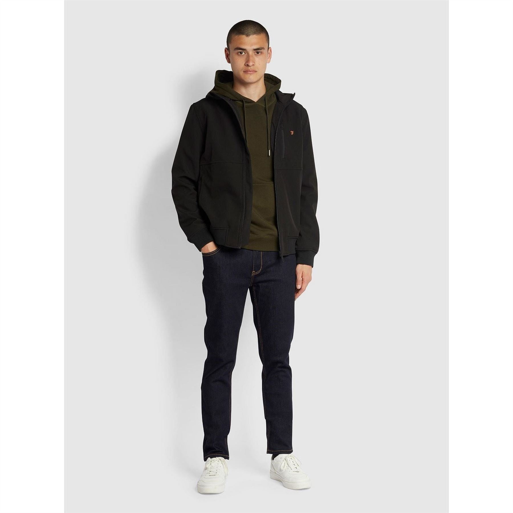 Farah Faux Fur Hooded Coat