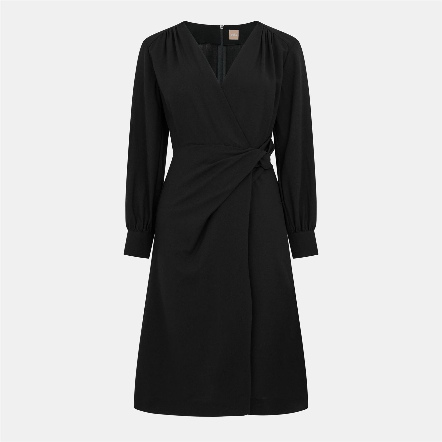 Boss Dojafa V-Neck Midi Wrap Dress