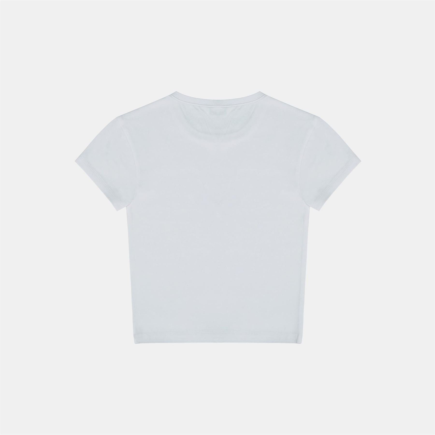 Jack Wills Graphic Cotton Short Sleeve Crew Neck Print Crop Top