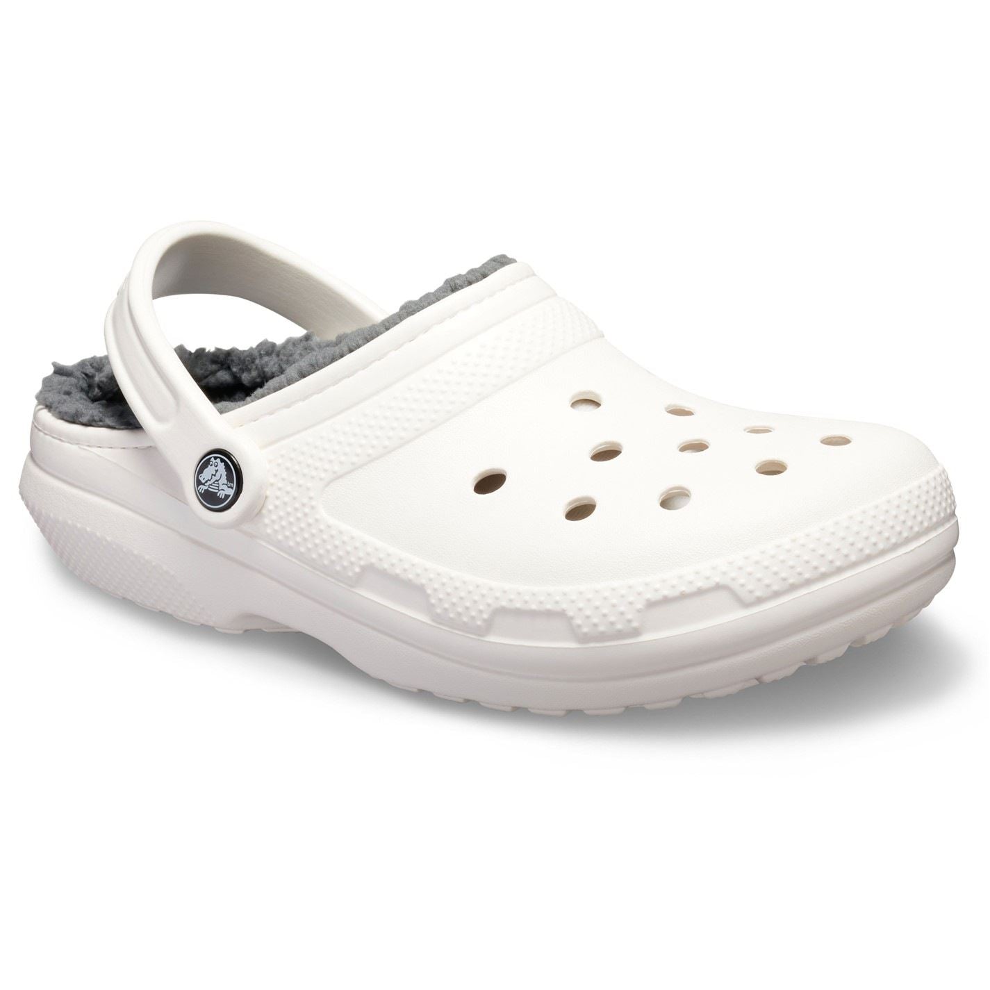 Crocs Lined Shuv Clogs with Perforated Toe