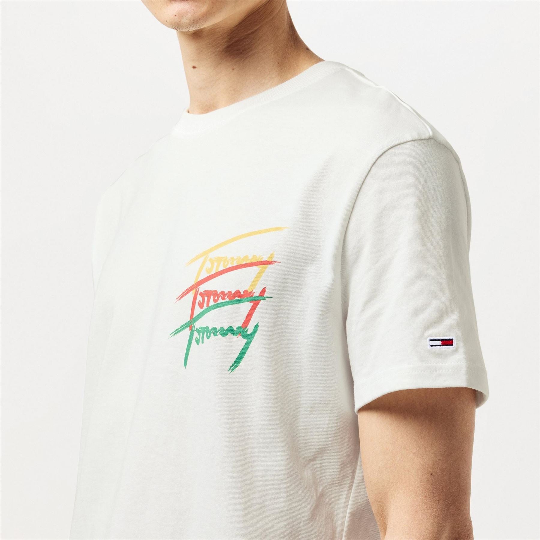 Tommy Jeans Tjm Twisted Signature Regular Fit T-Shirt