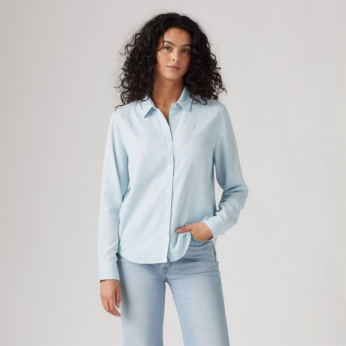 Levis Collared Neck Long Sleeve Regular Fit Shirt