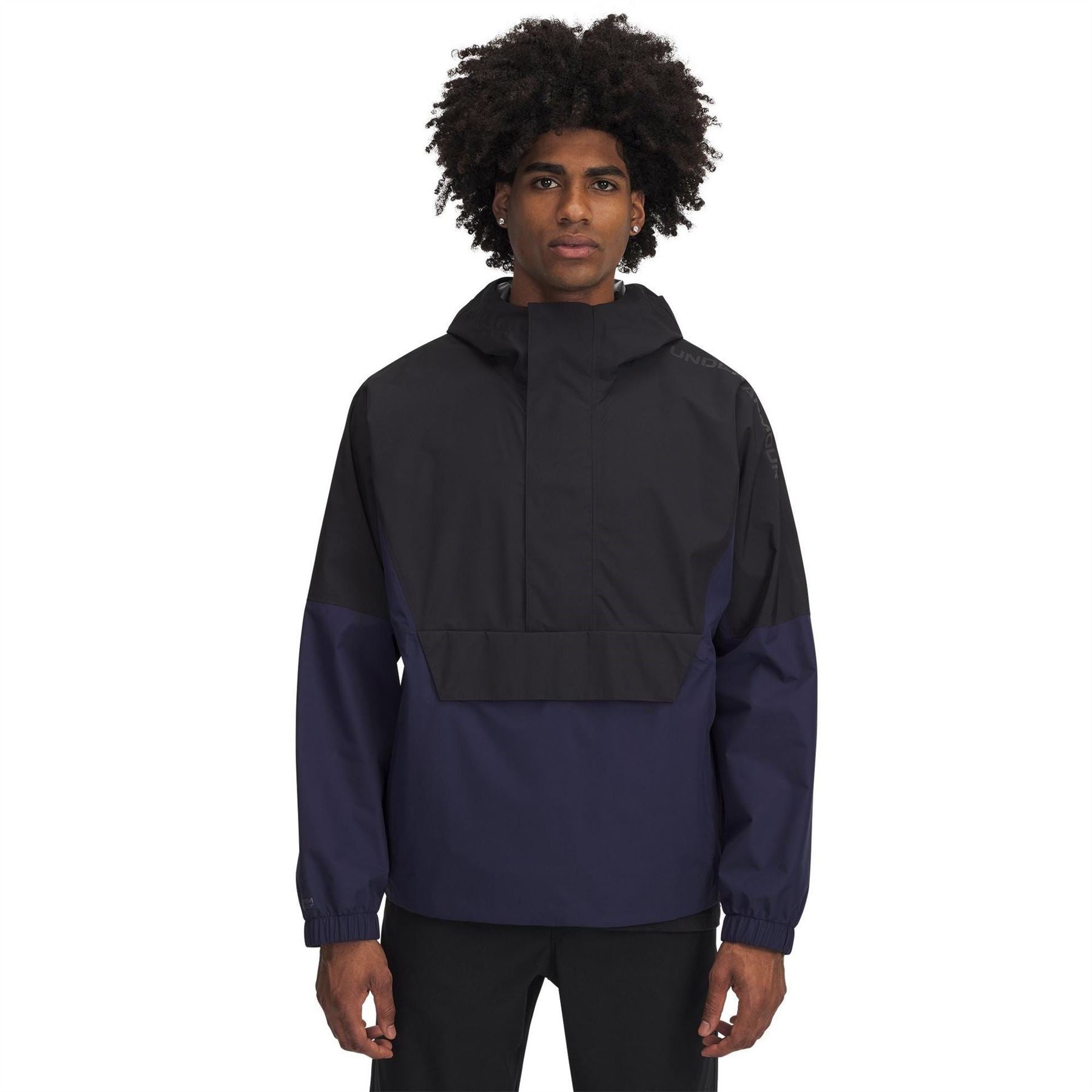 Under Armour Cloudstrike Waterproof Half Zip Packable Rain Anorak
