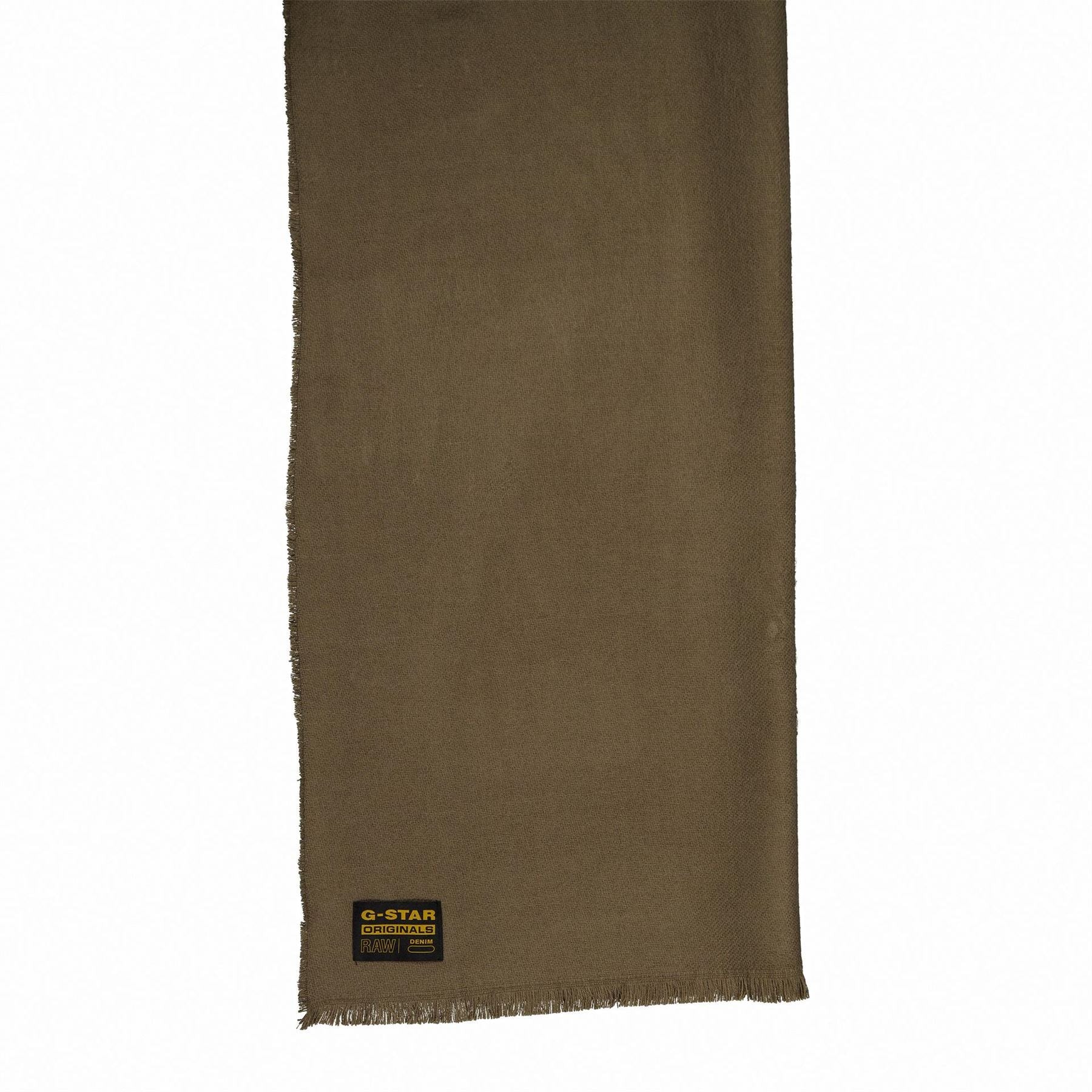 G Star Solid Oblong Scarf with Fringe